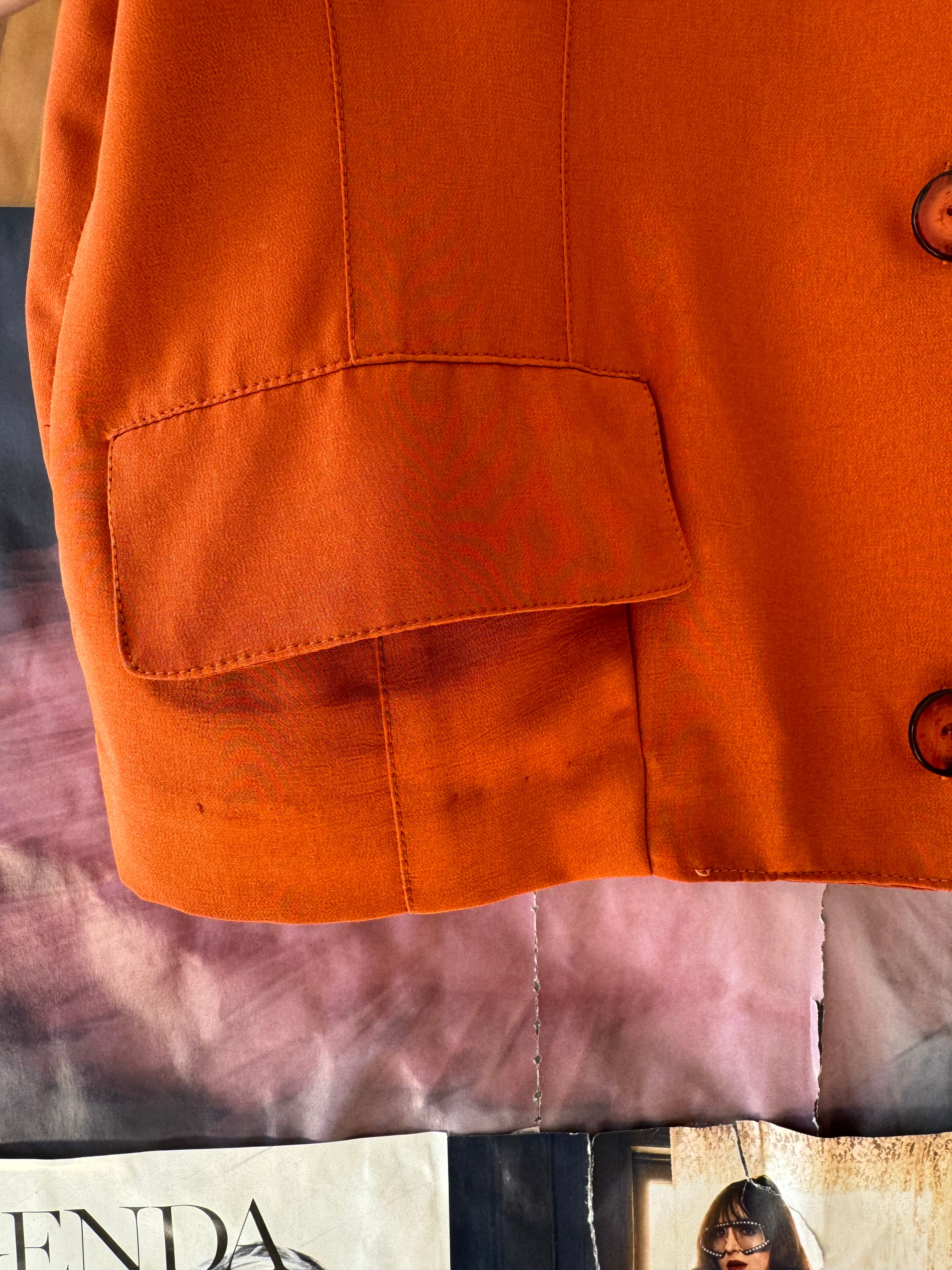 Blazer vintage de manga corta