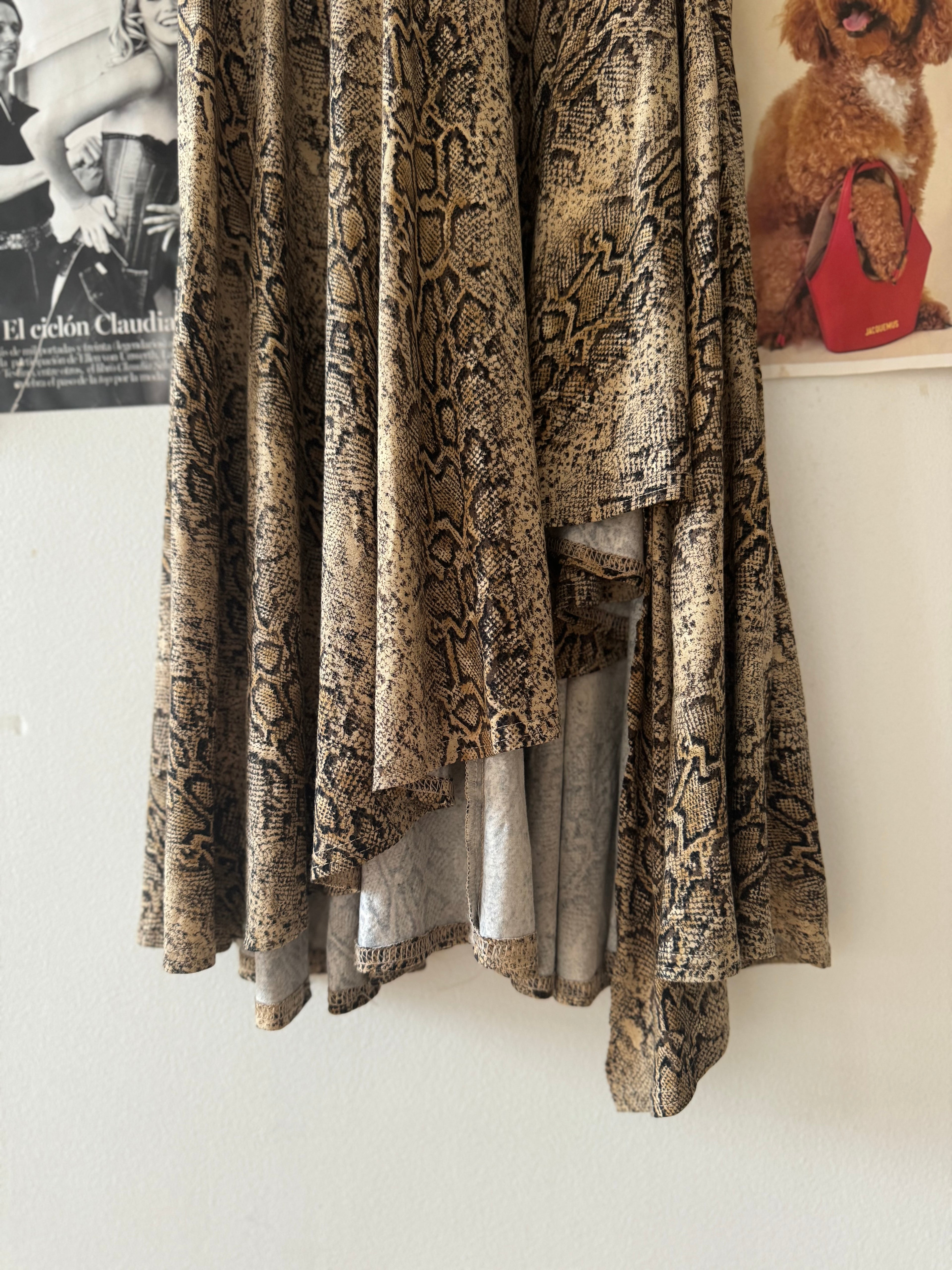 Vestido vintage print