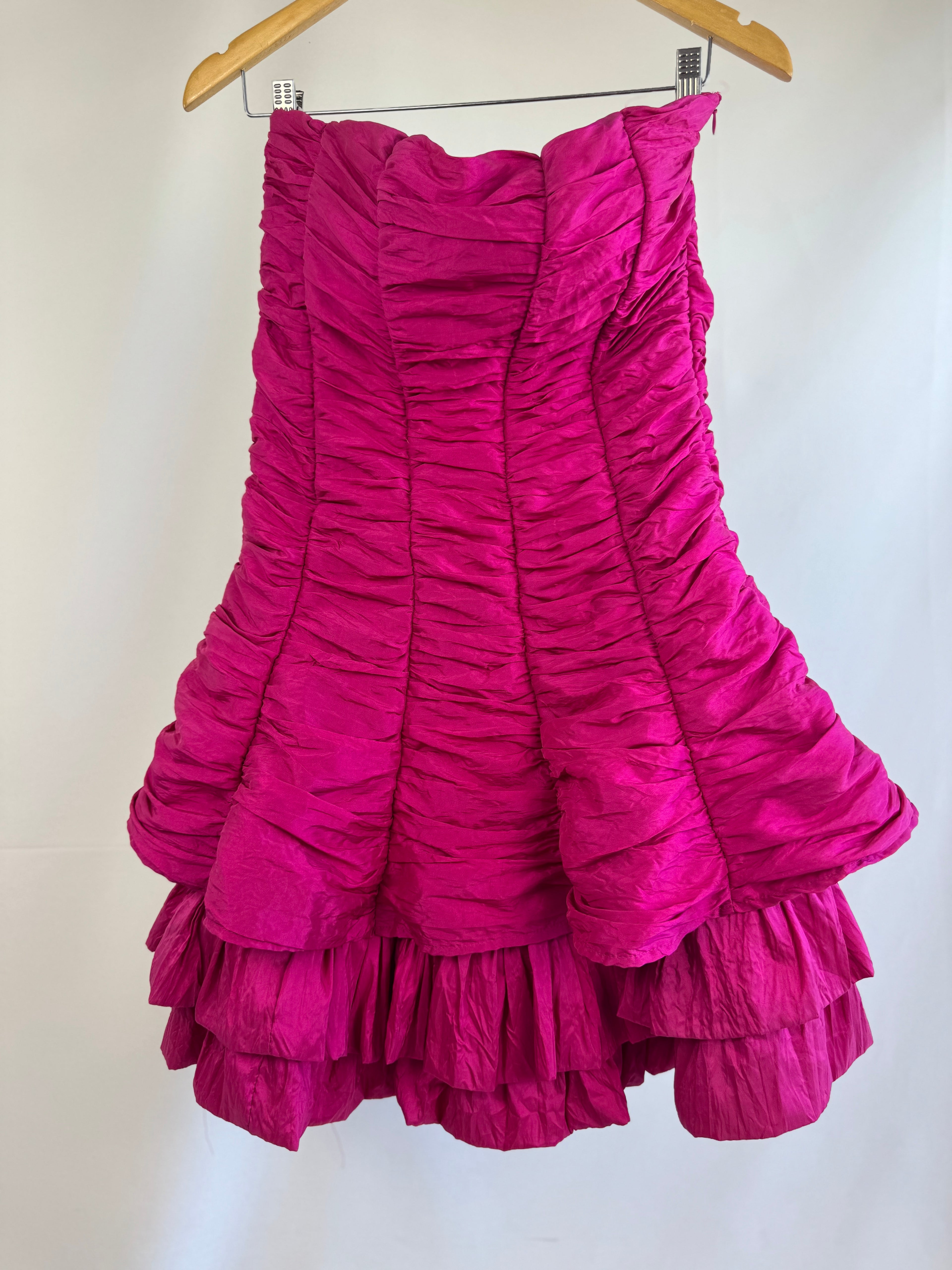 Vestido organza vintage