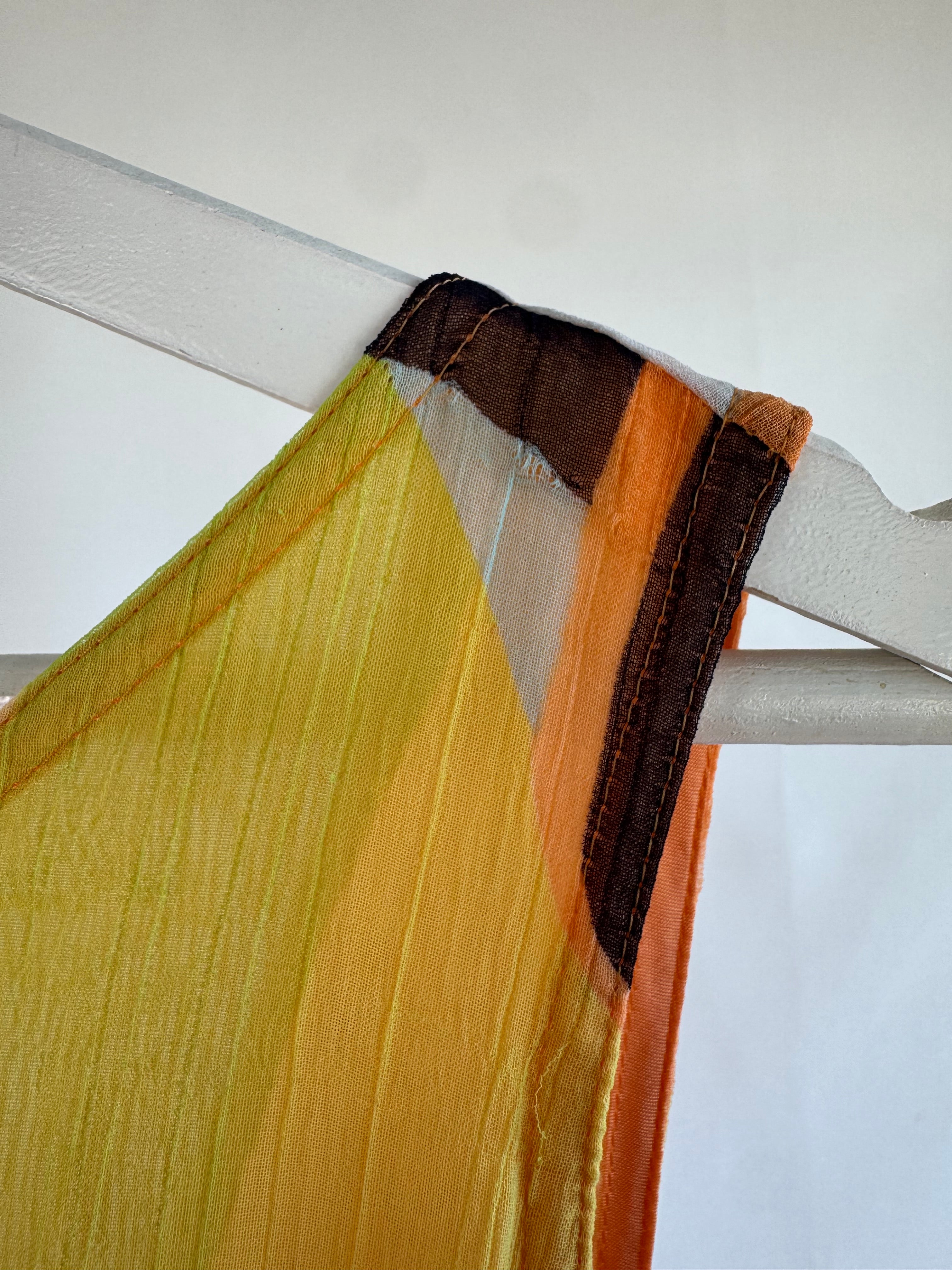 Vestido vintage tulipán con can-can