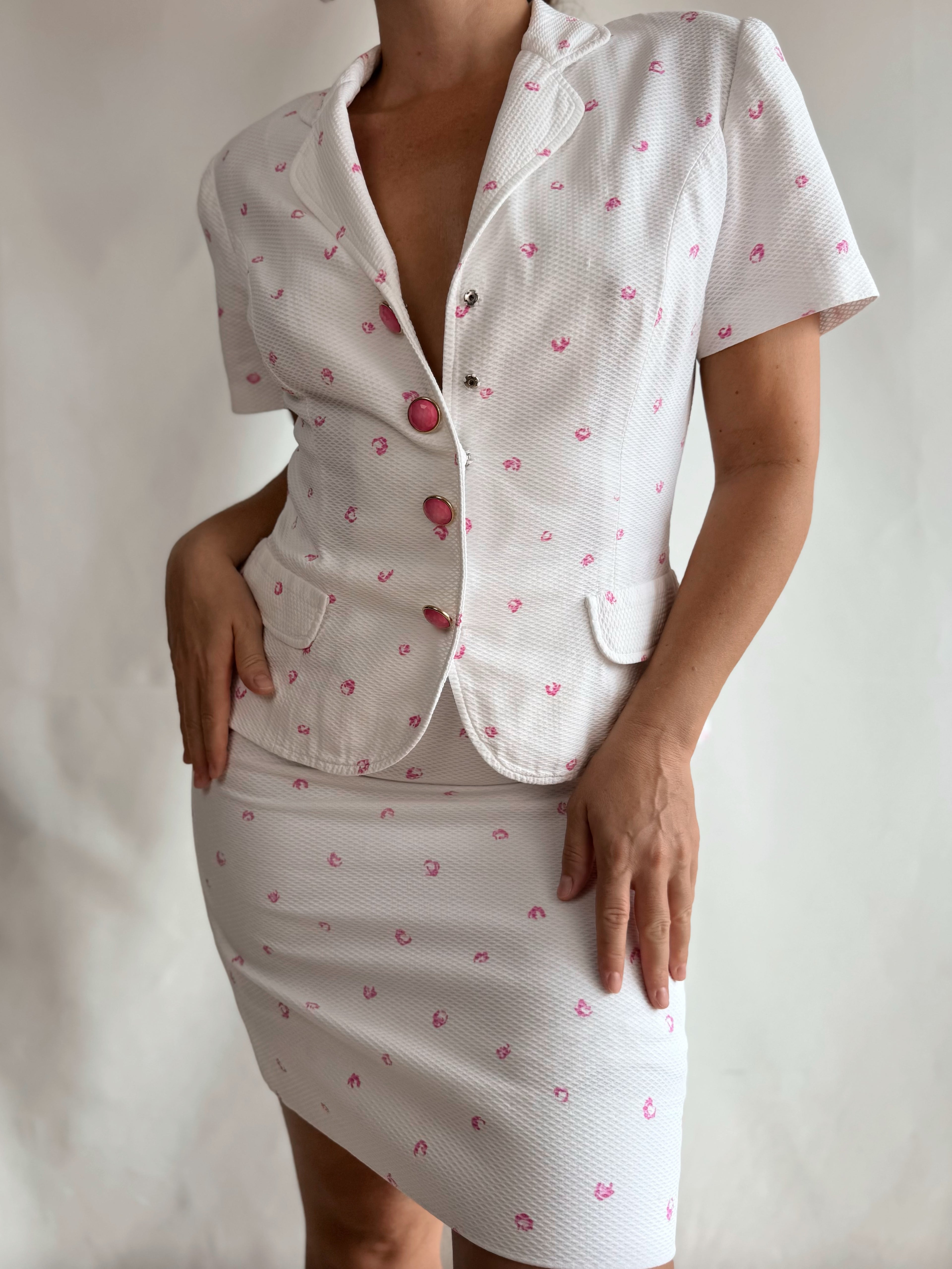 Traje de falda vintage