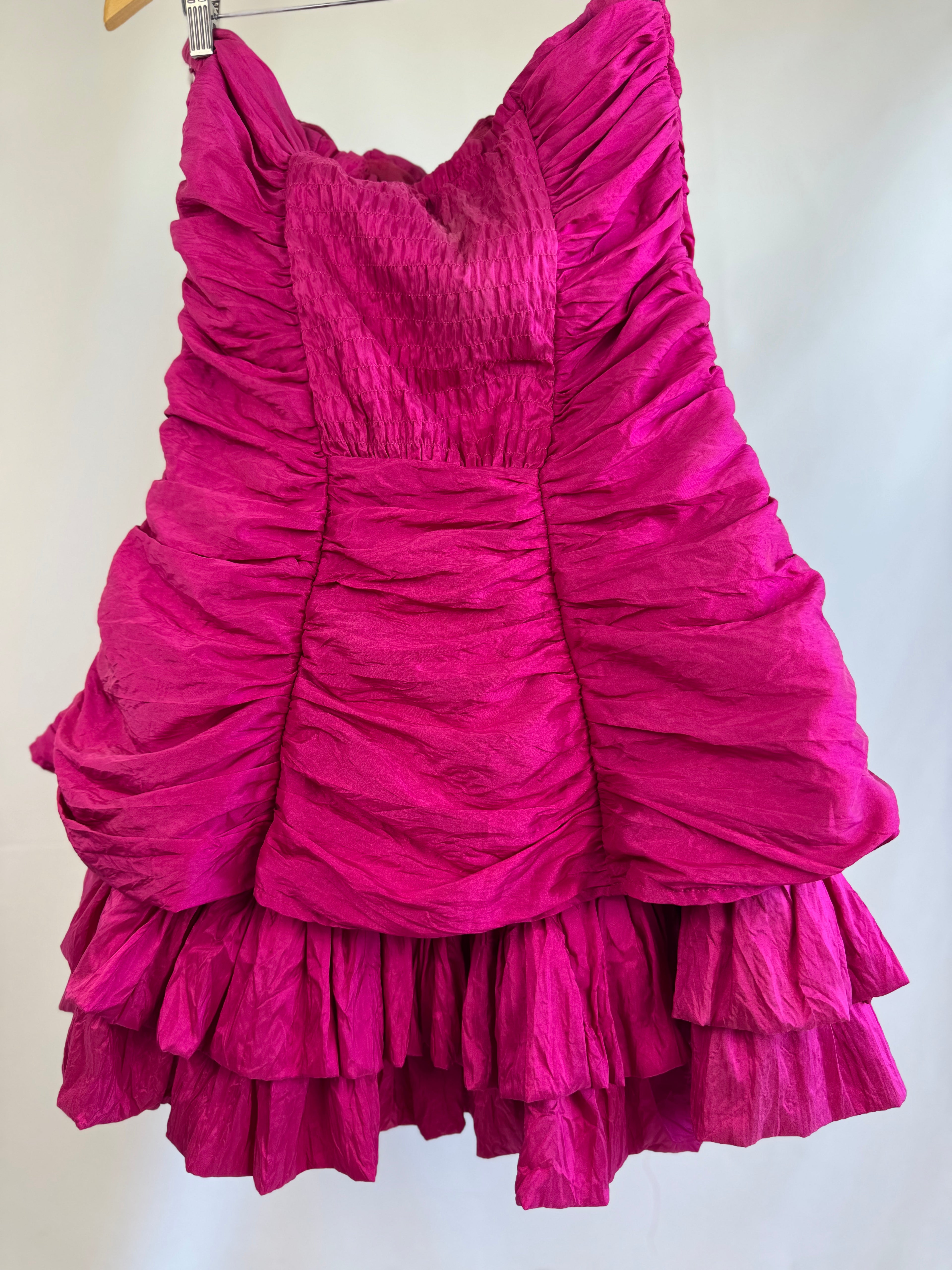 Vestido organza vintage