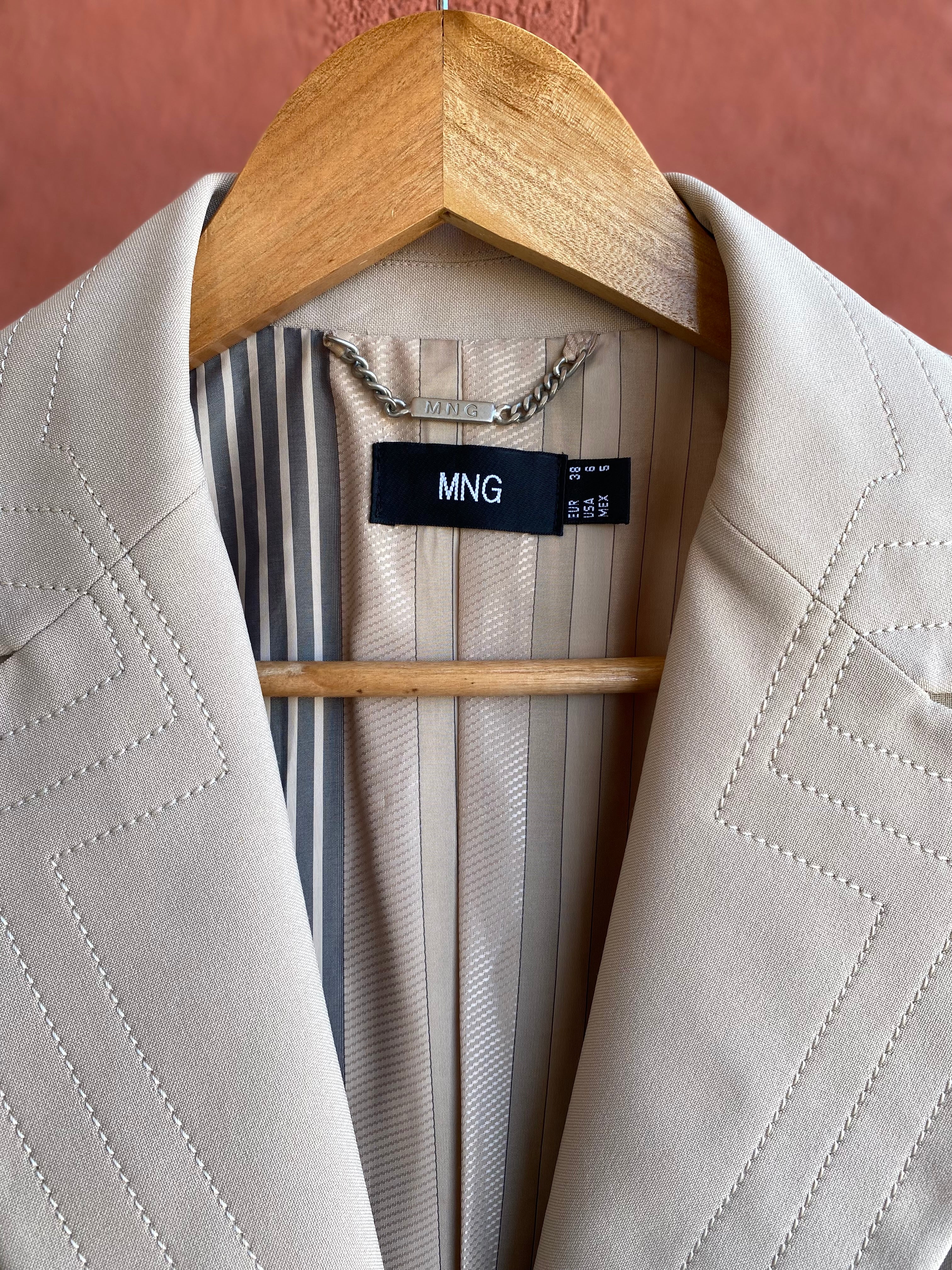 Blazer beige Mango