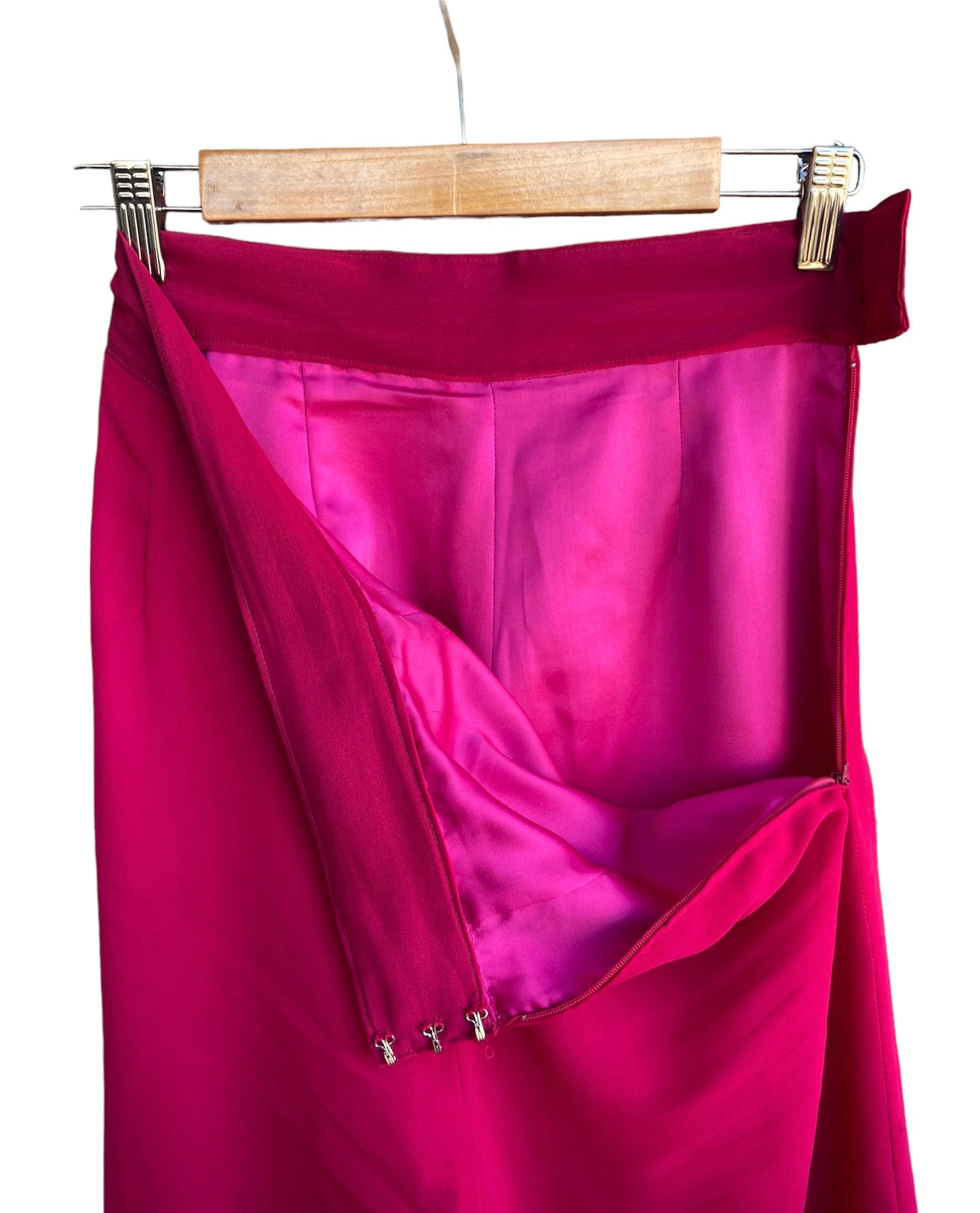 Pantalón vintage fucsia