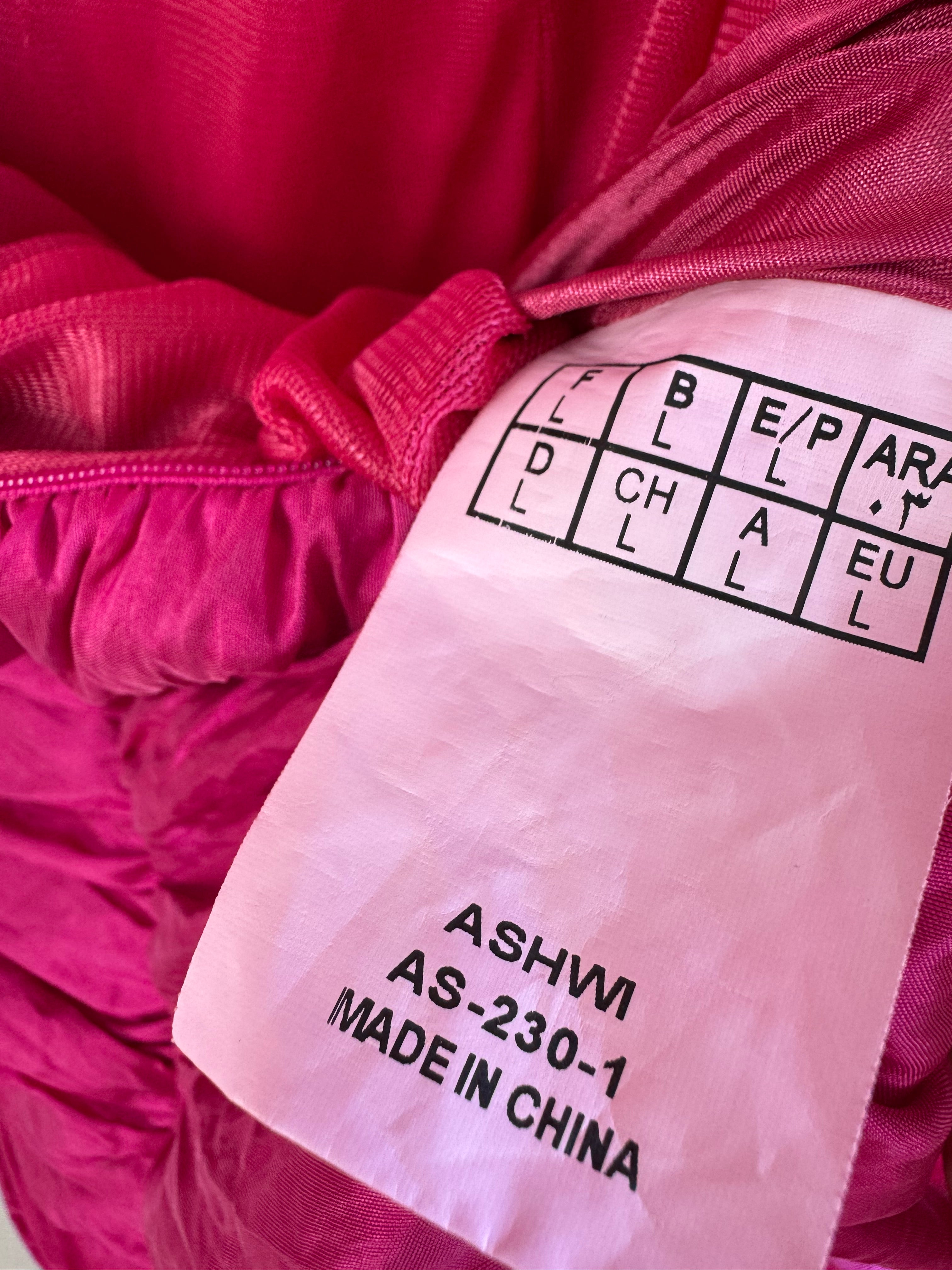 Vestido organza vintage