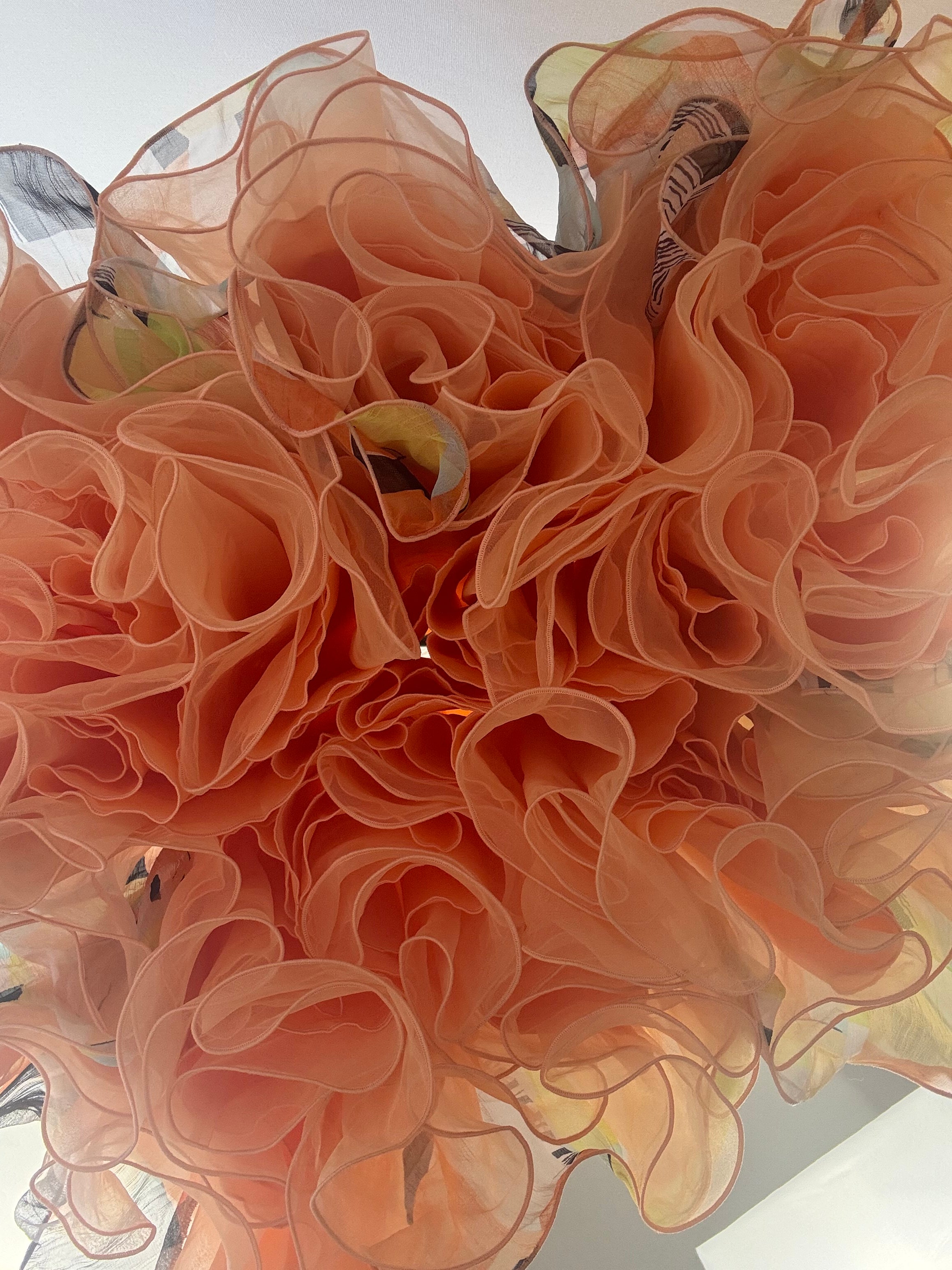 Vestido vintage tulipán con can-can