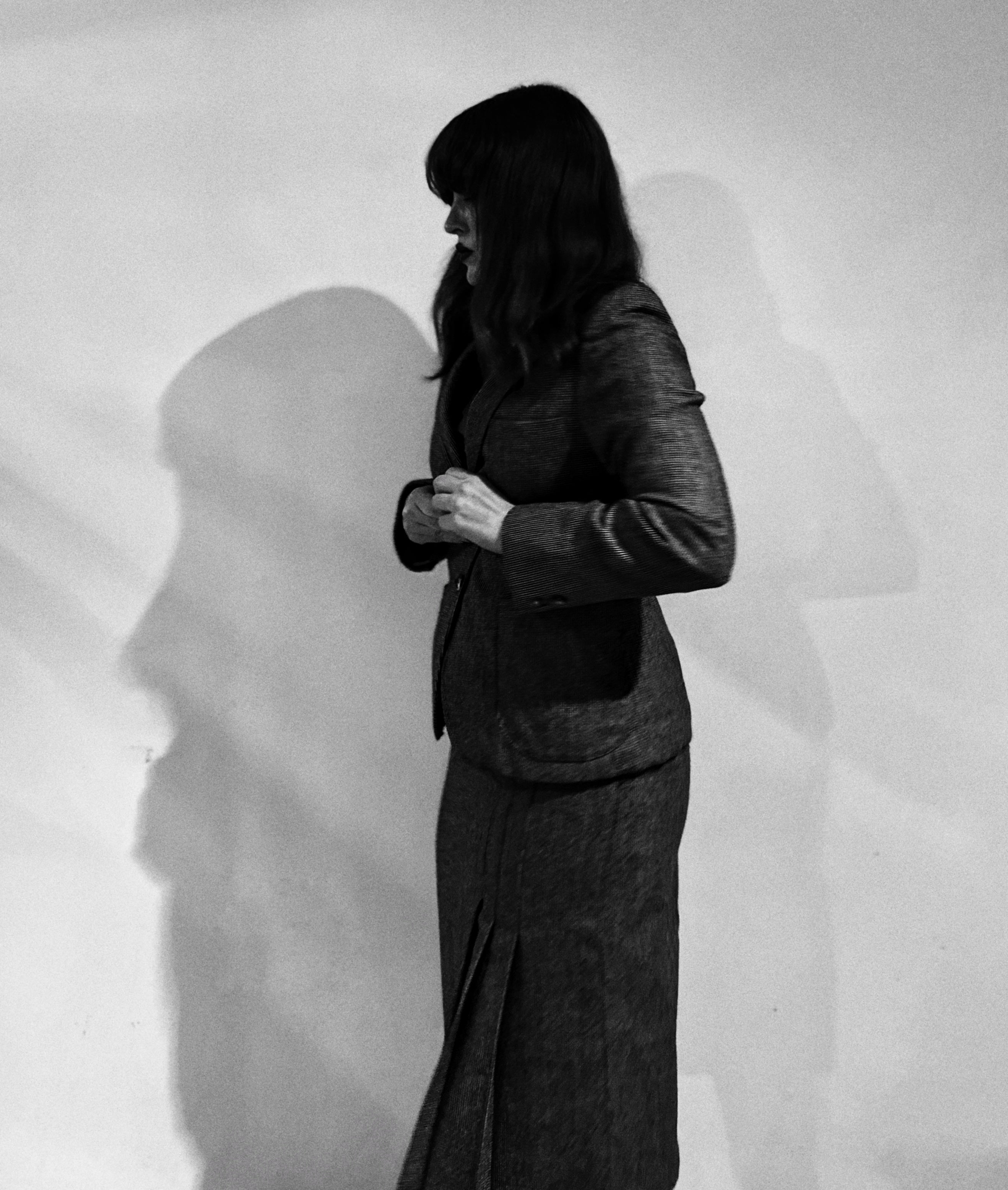 Traje de falda vintage