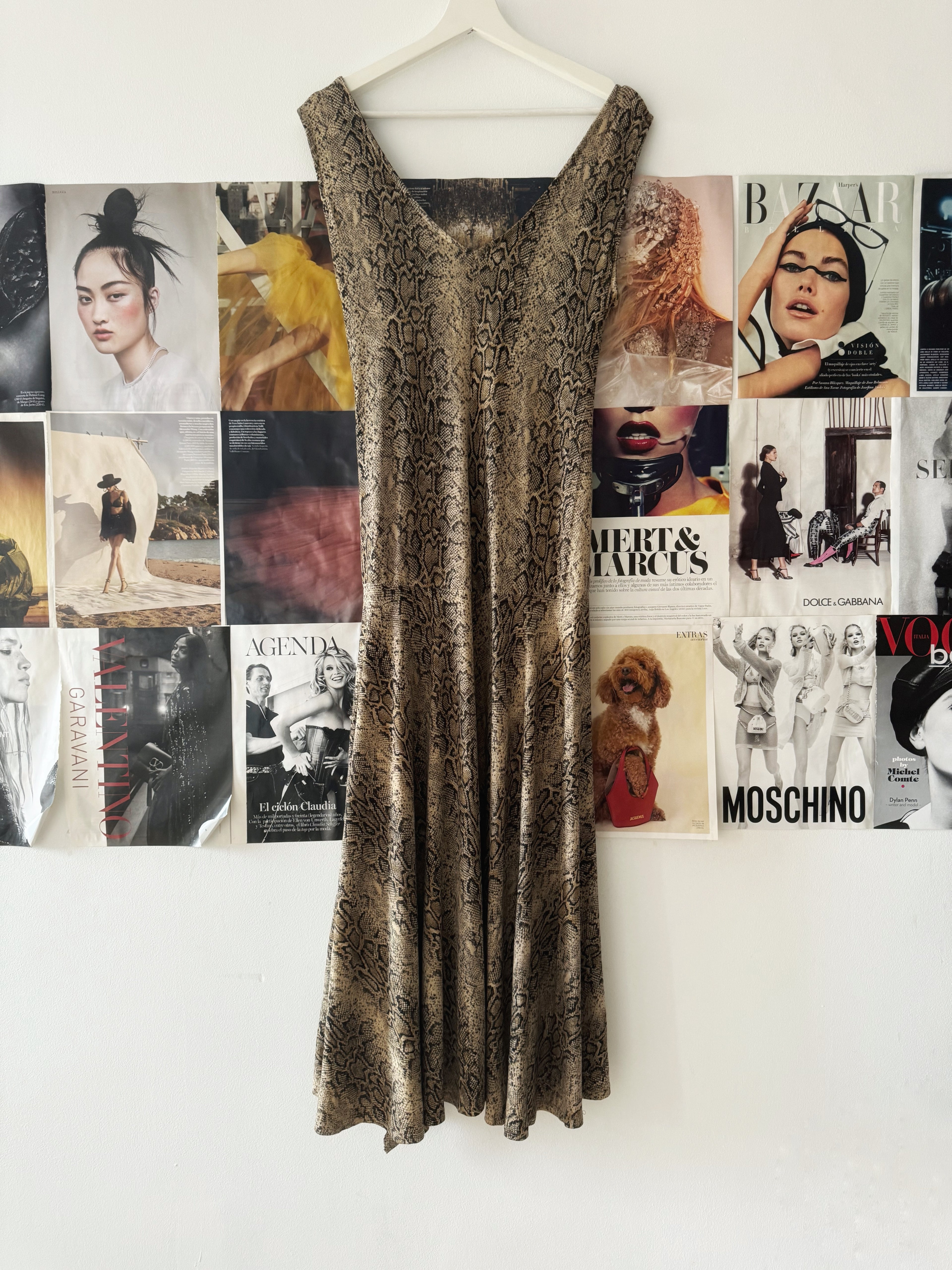 Vestido vintage print