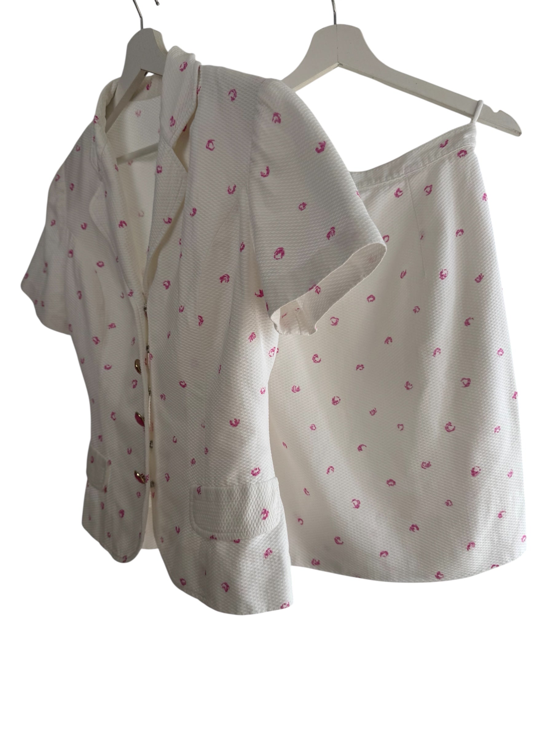 Traje de falda vintage