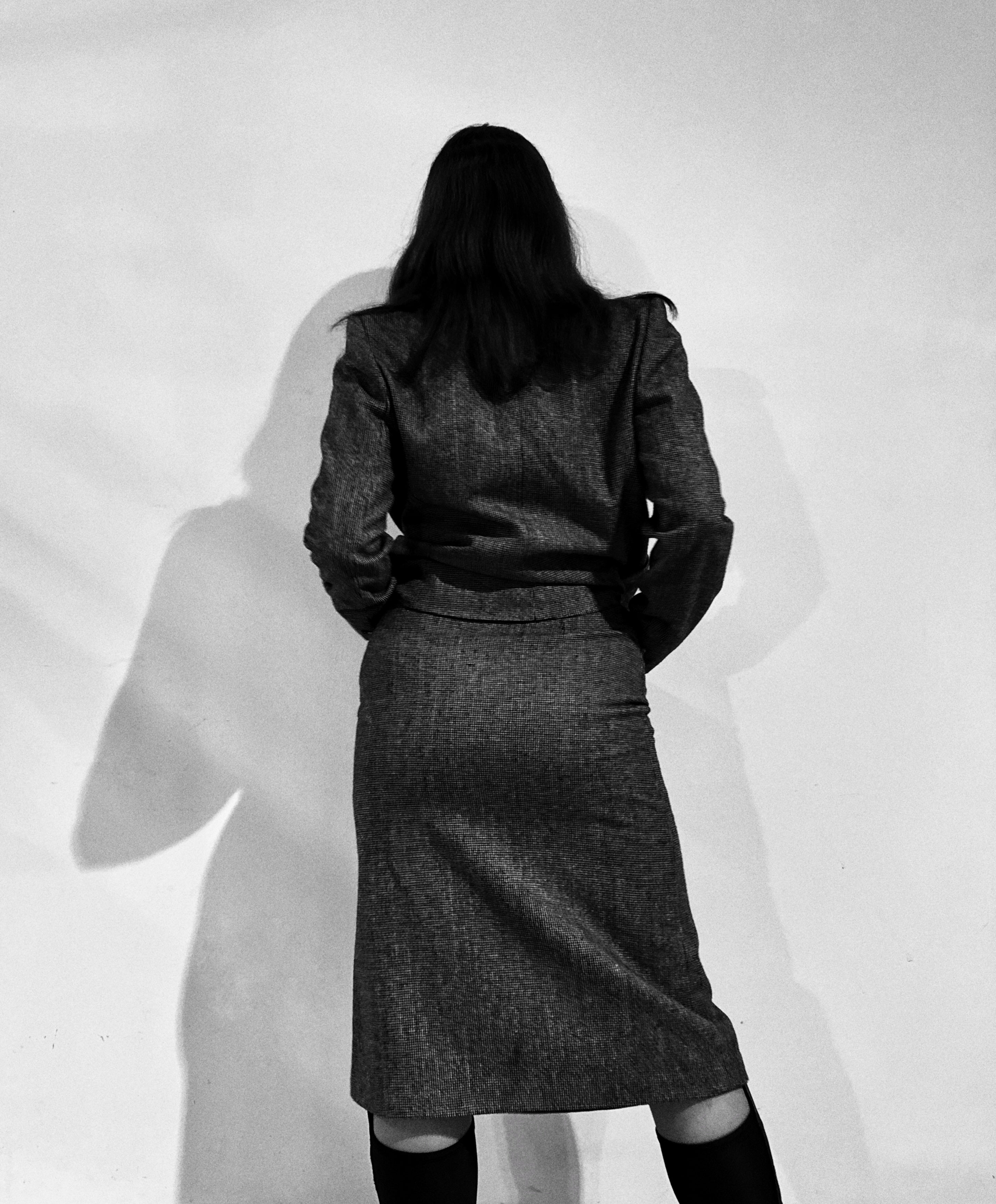 Traje de falda vintage