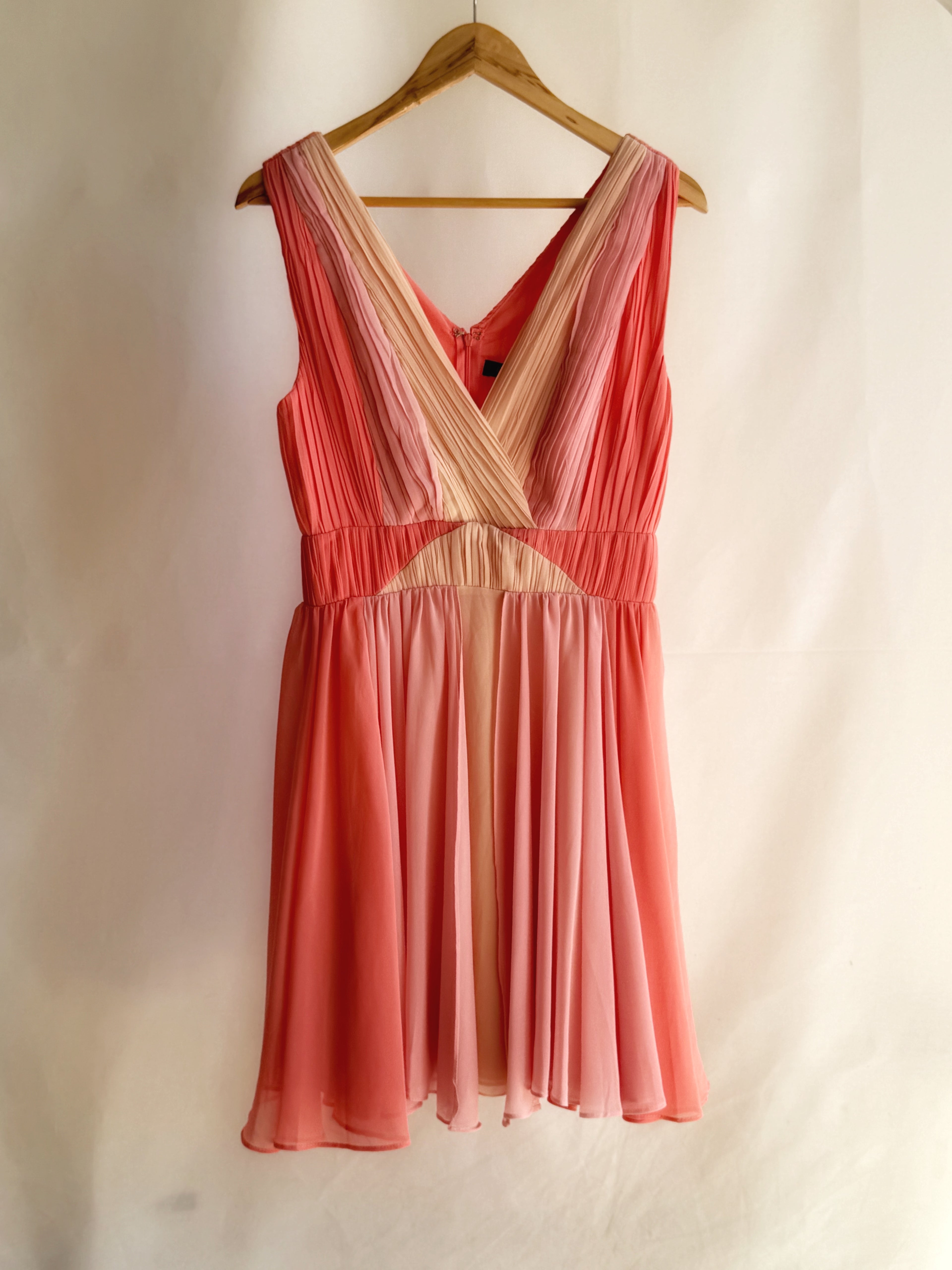 Vestido plisado Blue Illusion