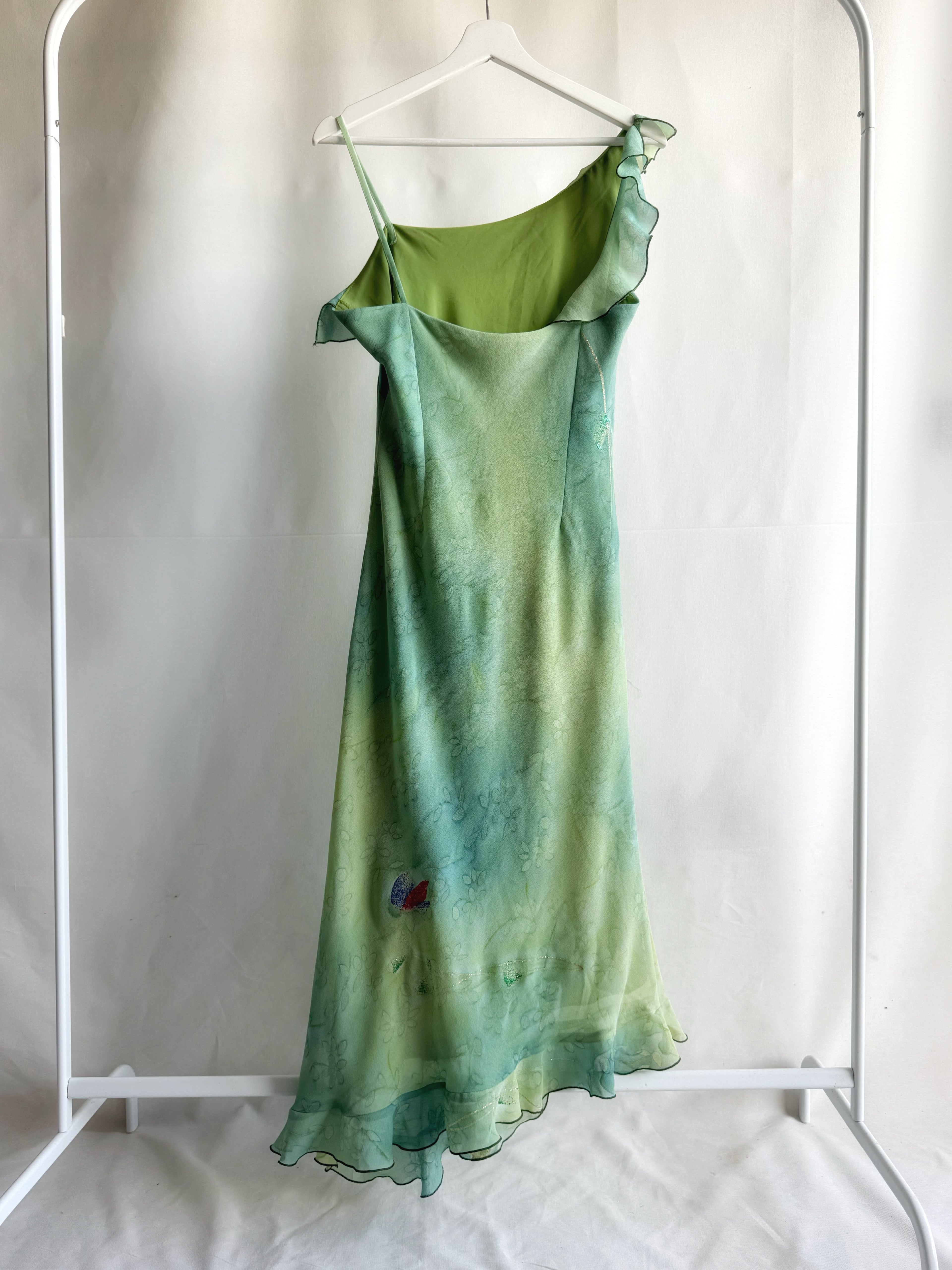 Vestido vintage pintado a mano