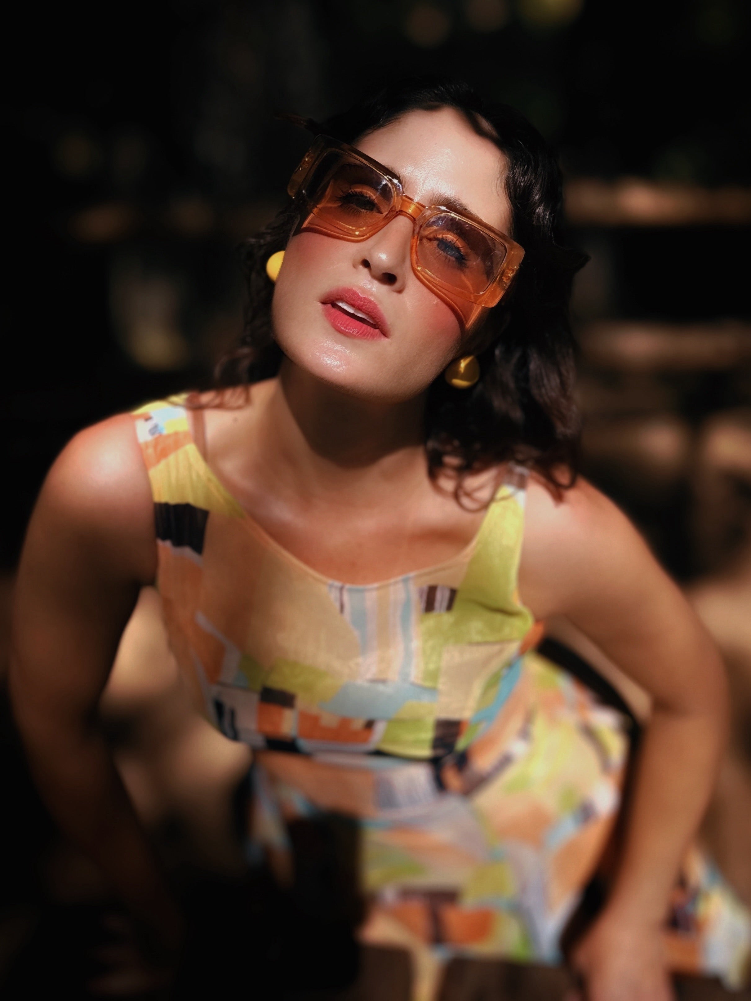 Vestido vintage tulipán con can-can