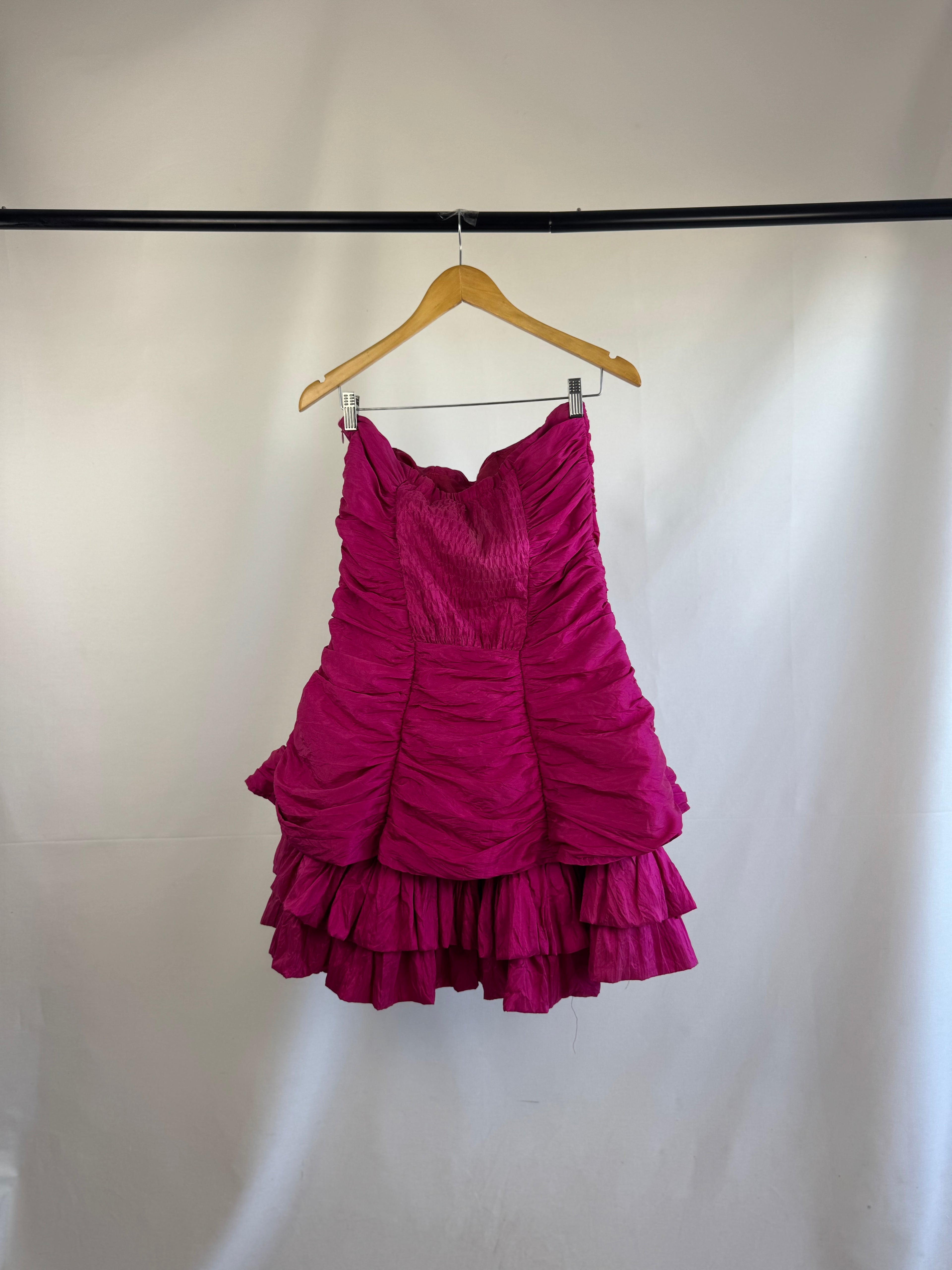 Vestido organza vintage