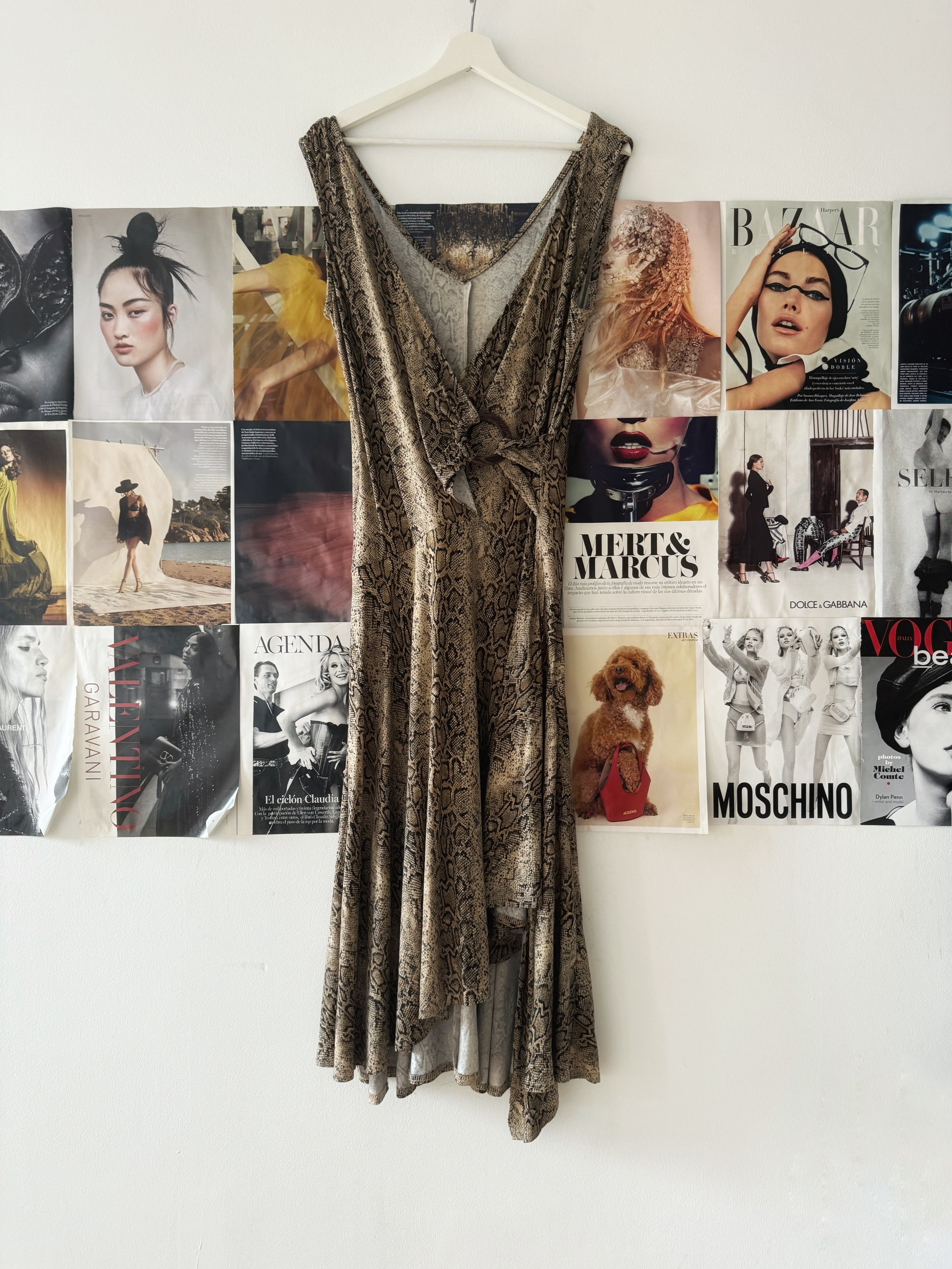 Vestido vintage print