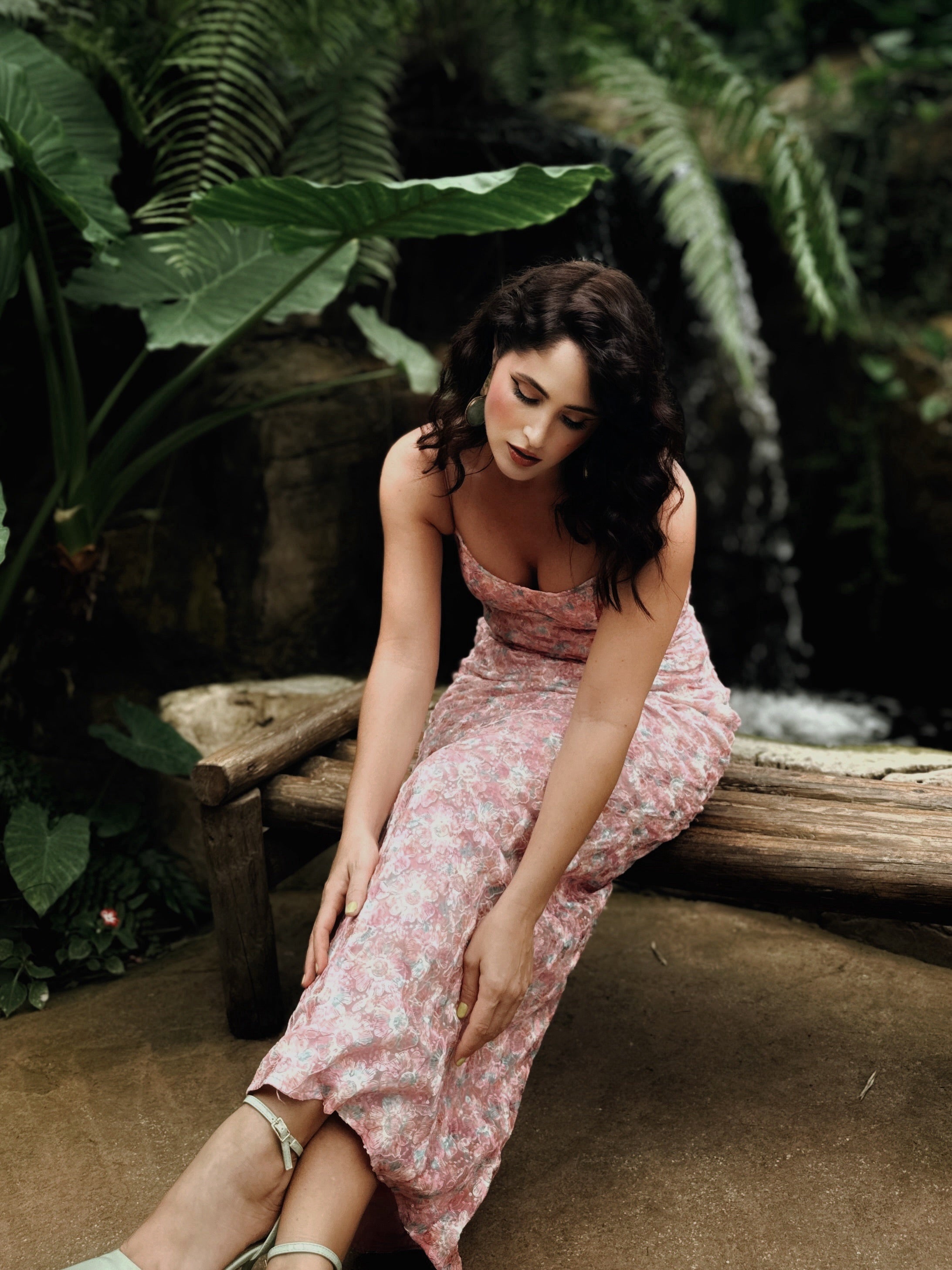 Tacón de charol verde menta