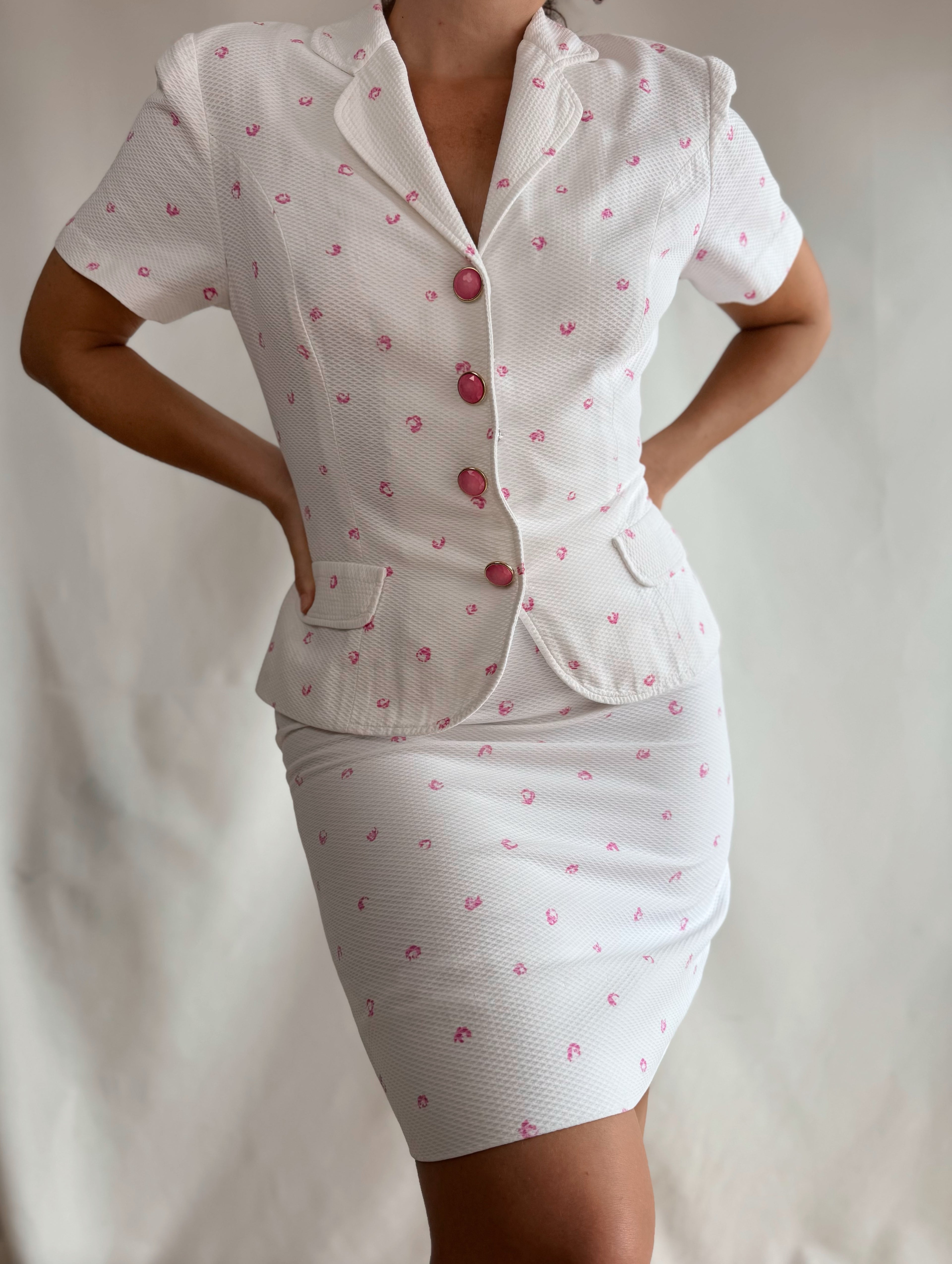 Traje de falda vintage