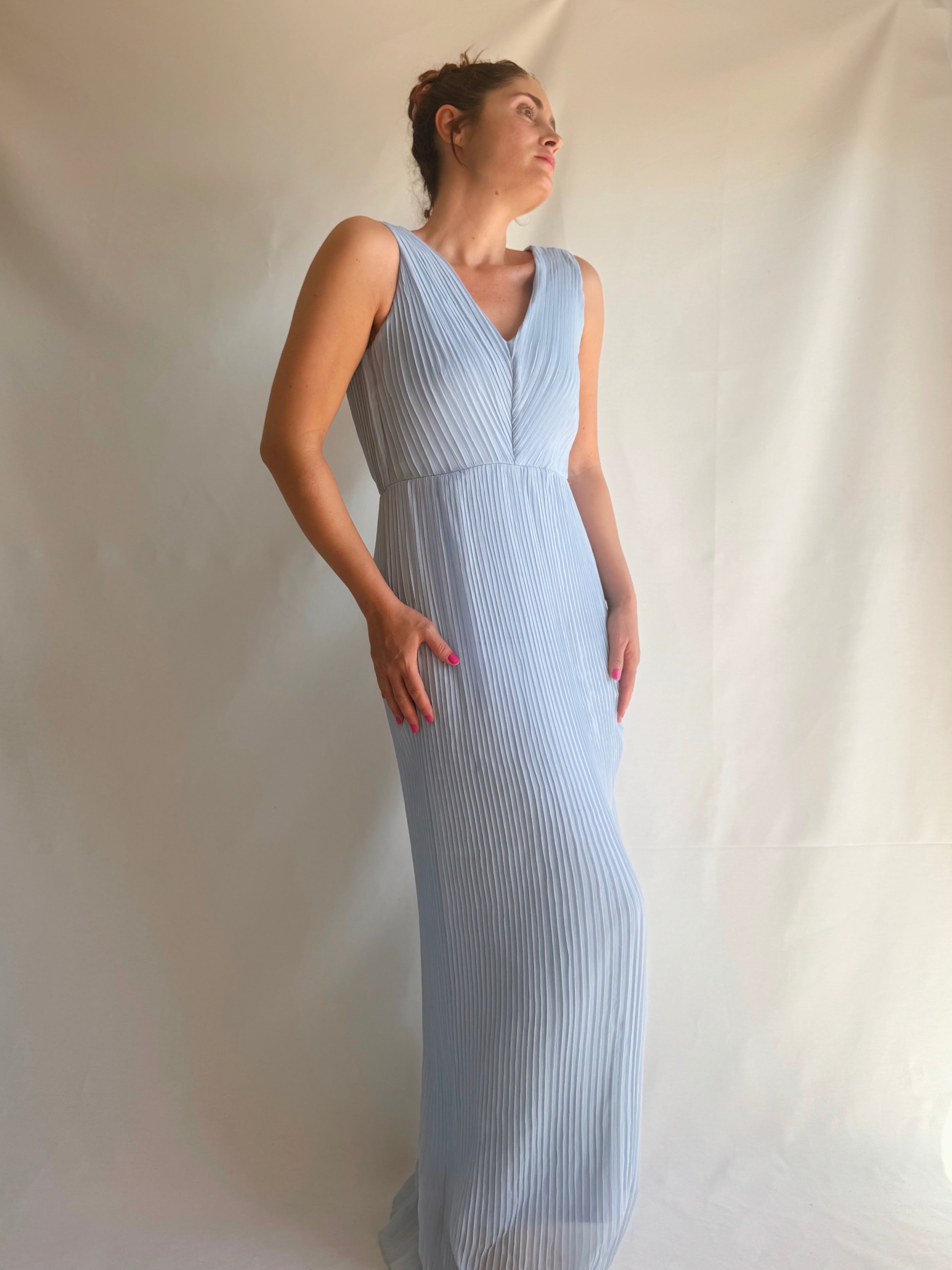 Vestido plisado Vila