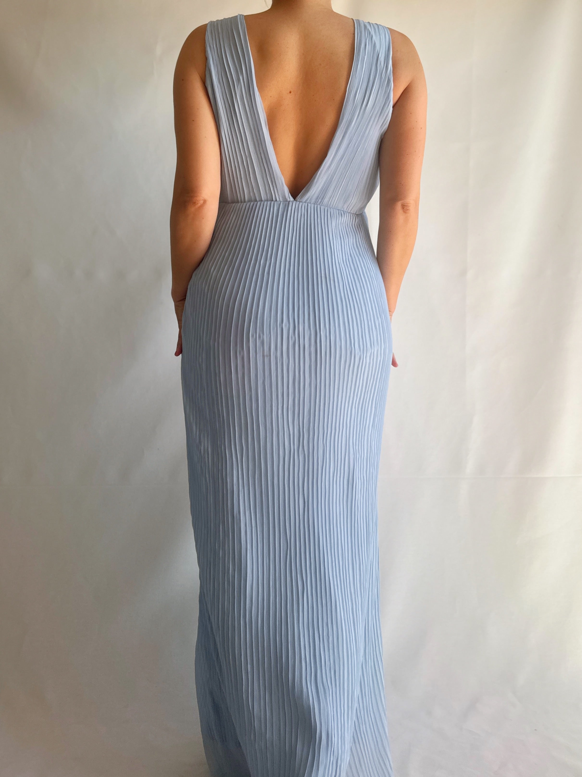 Vestido plisado Vila