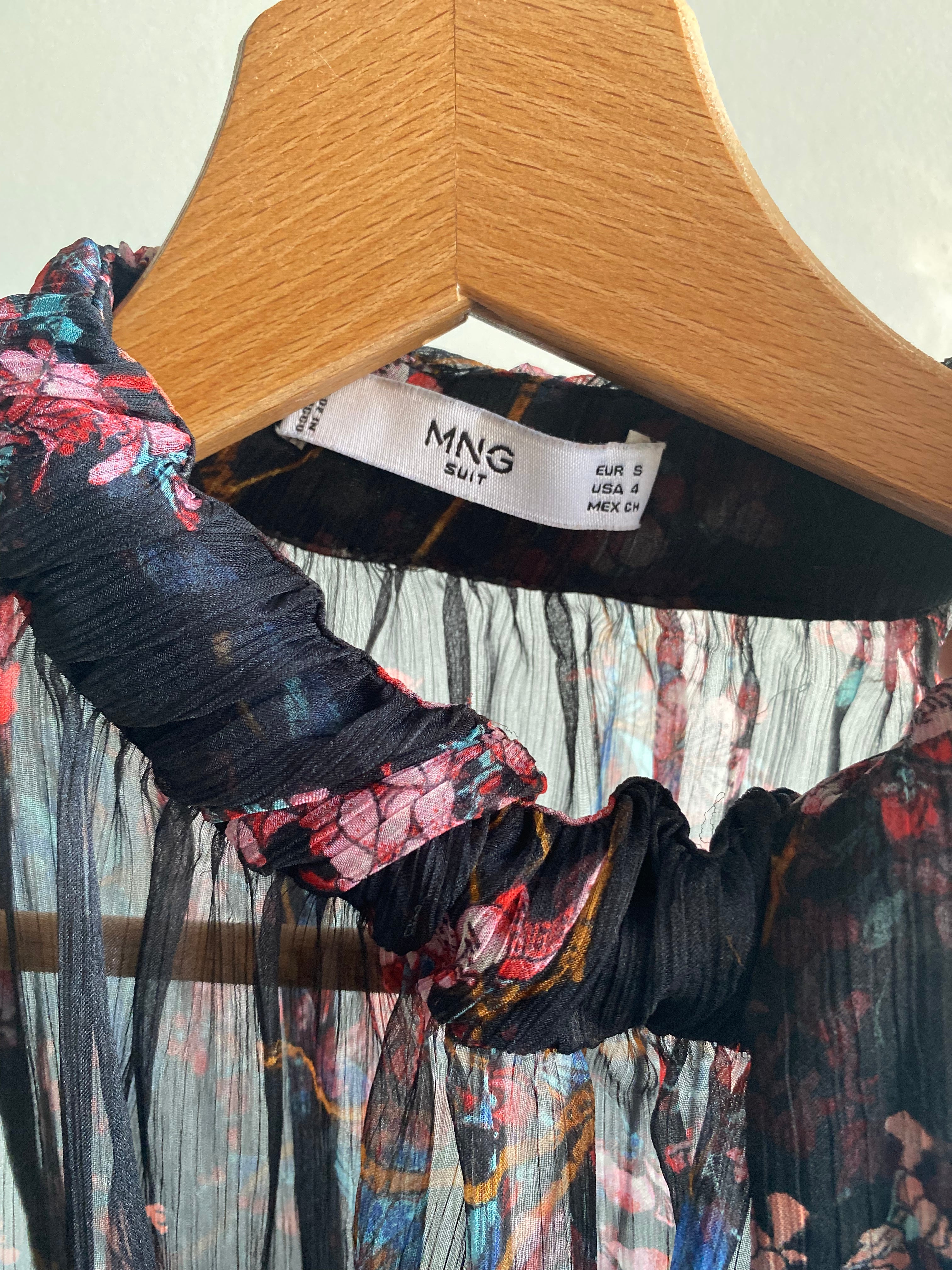 Top semitransparente Mango