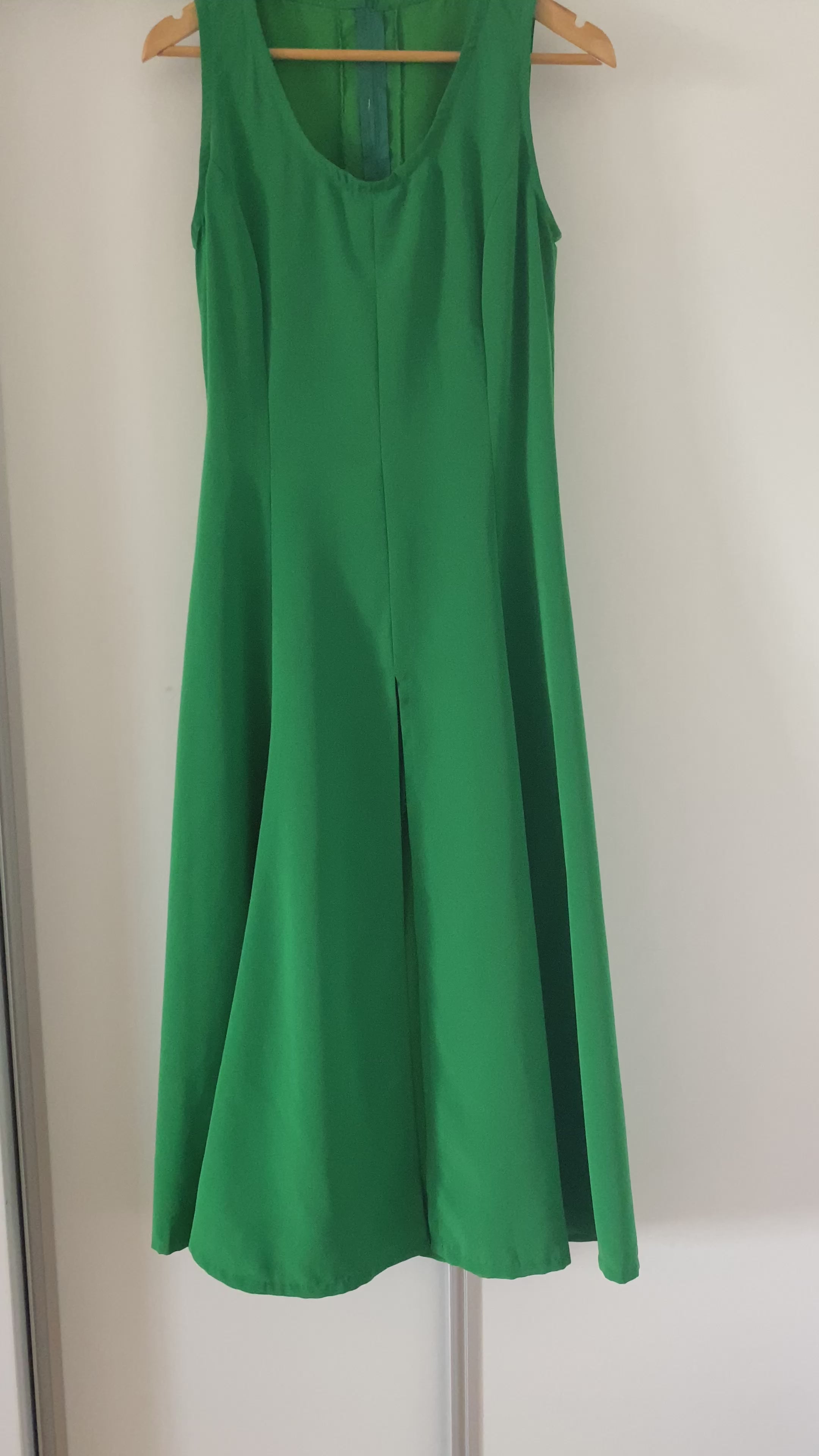 Vestido vintage verde