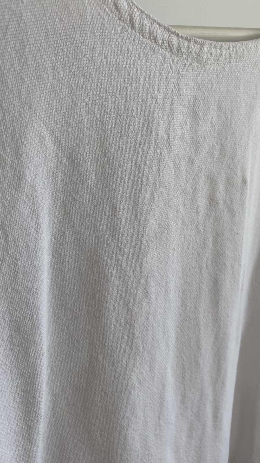 Vestido vintage midi blanco