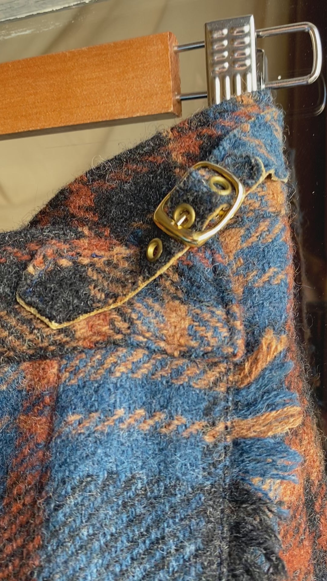 Falda vintage escocesa