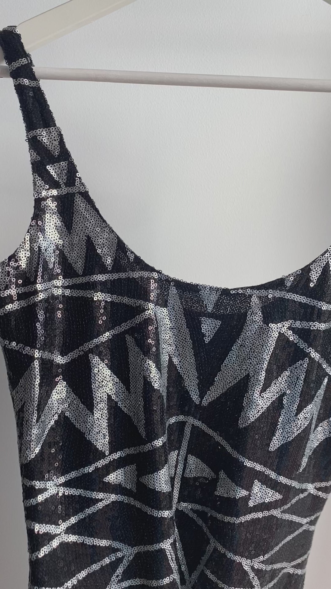 Vestido lentejuelas Stradivarius