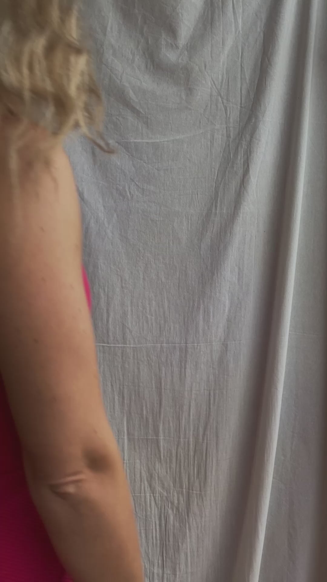 Vestido fucsia vintage