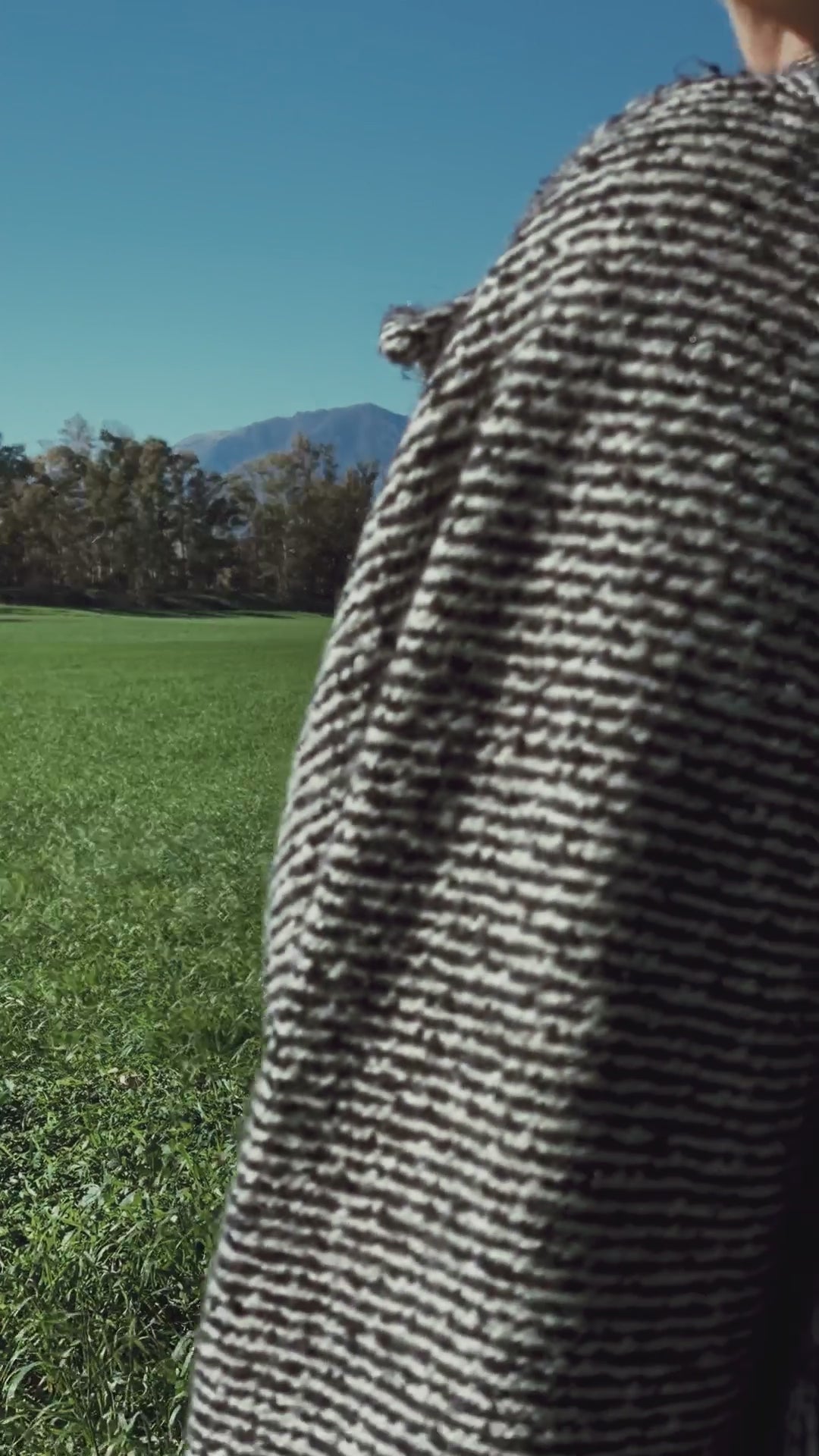 Capa de lana vintage