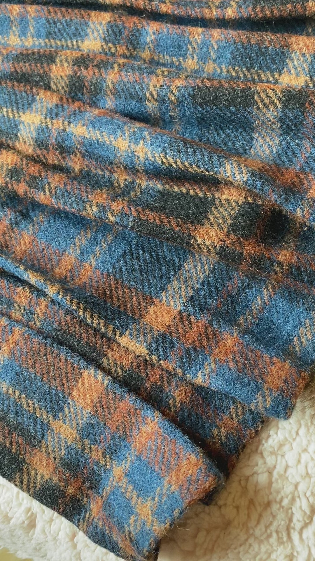 Falda vintage escocesa