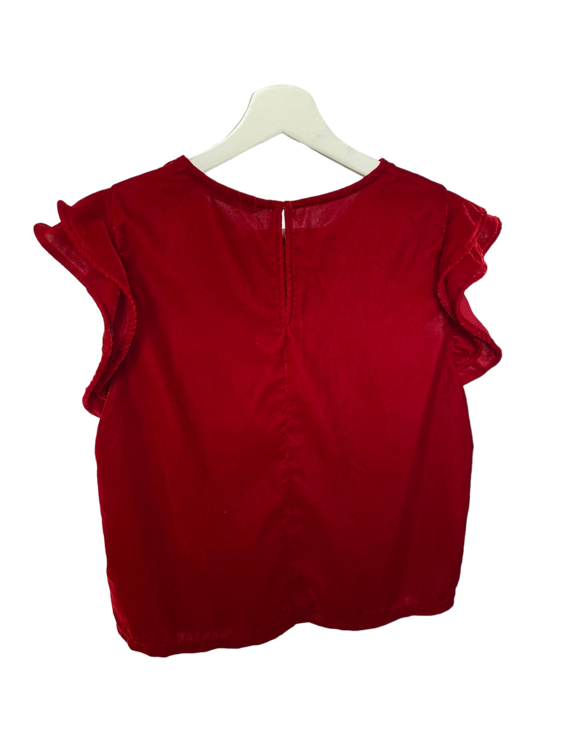 Top de terciopelo Zara