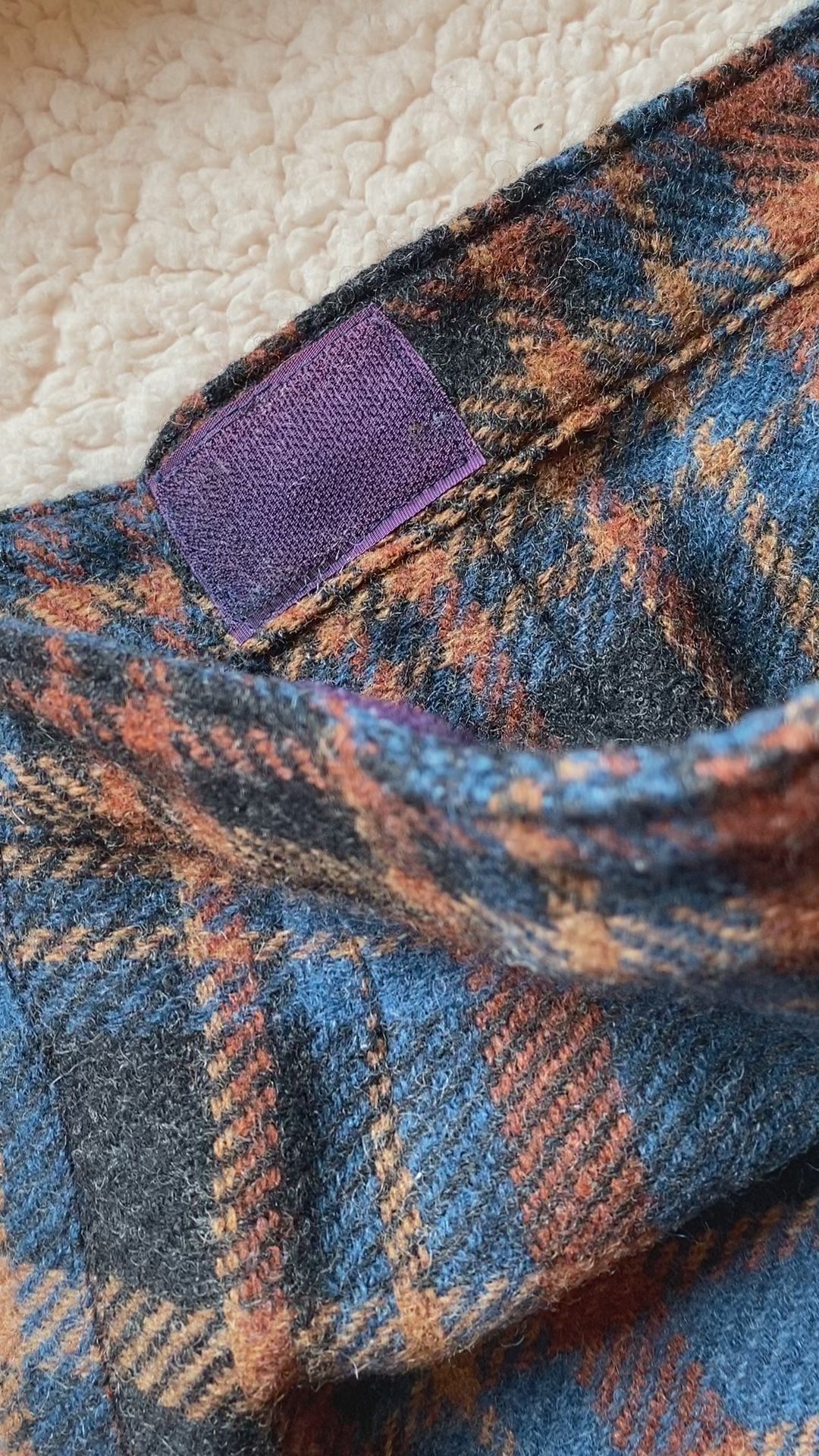 Falda vintage escocesa