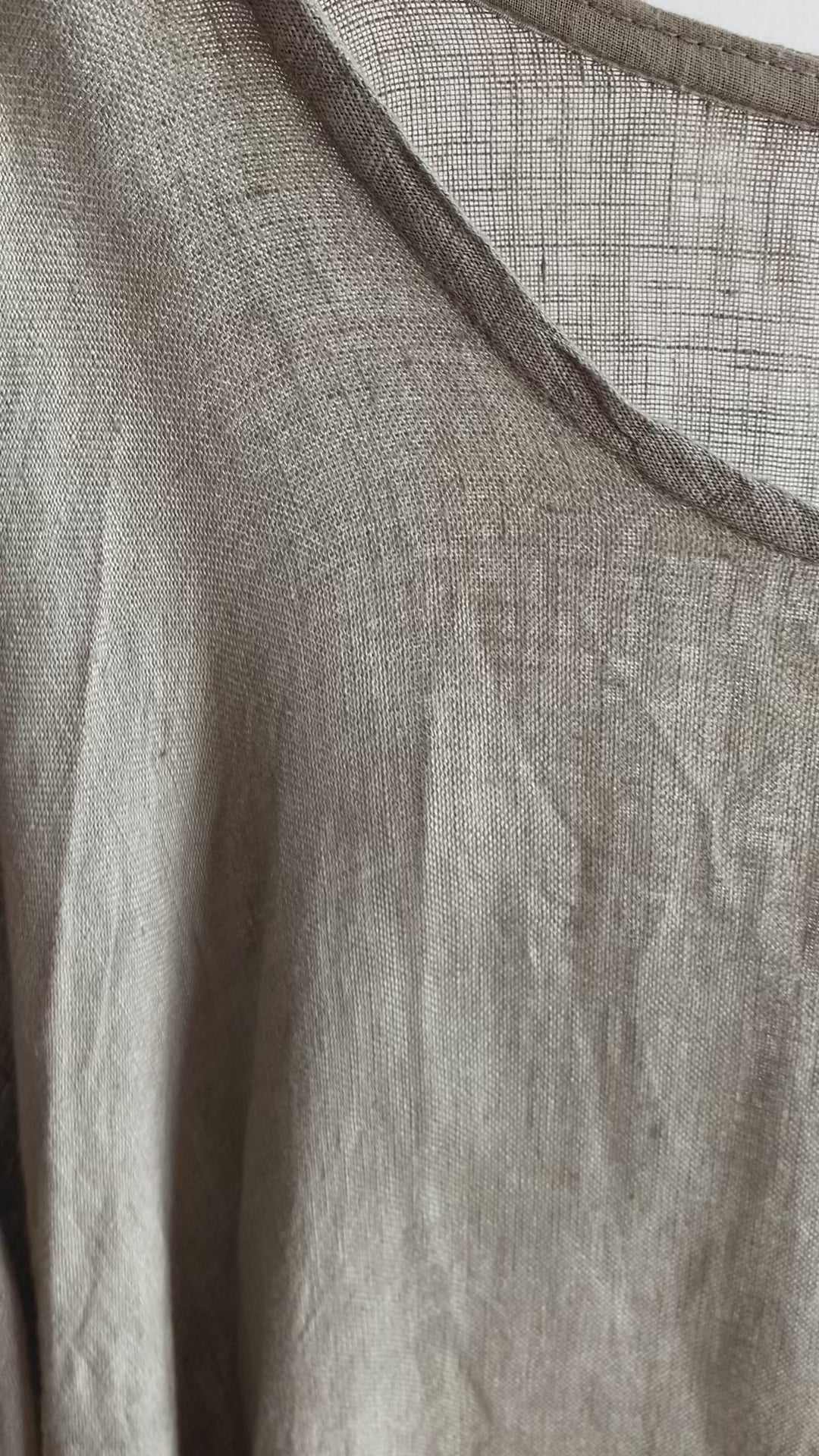 Vestido túnica lino