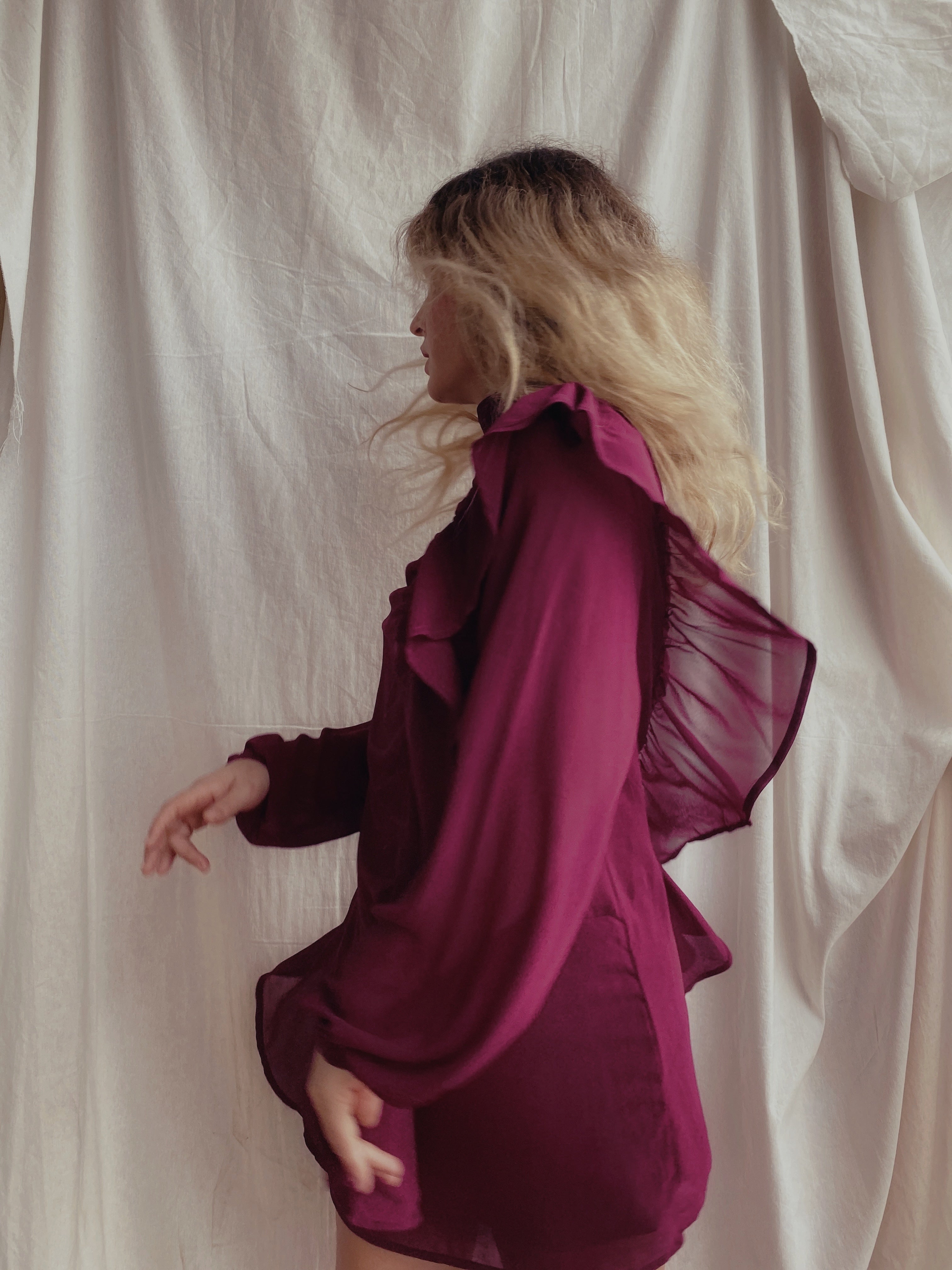 Vestido gasa Phébé Paris