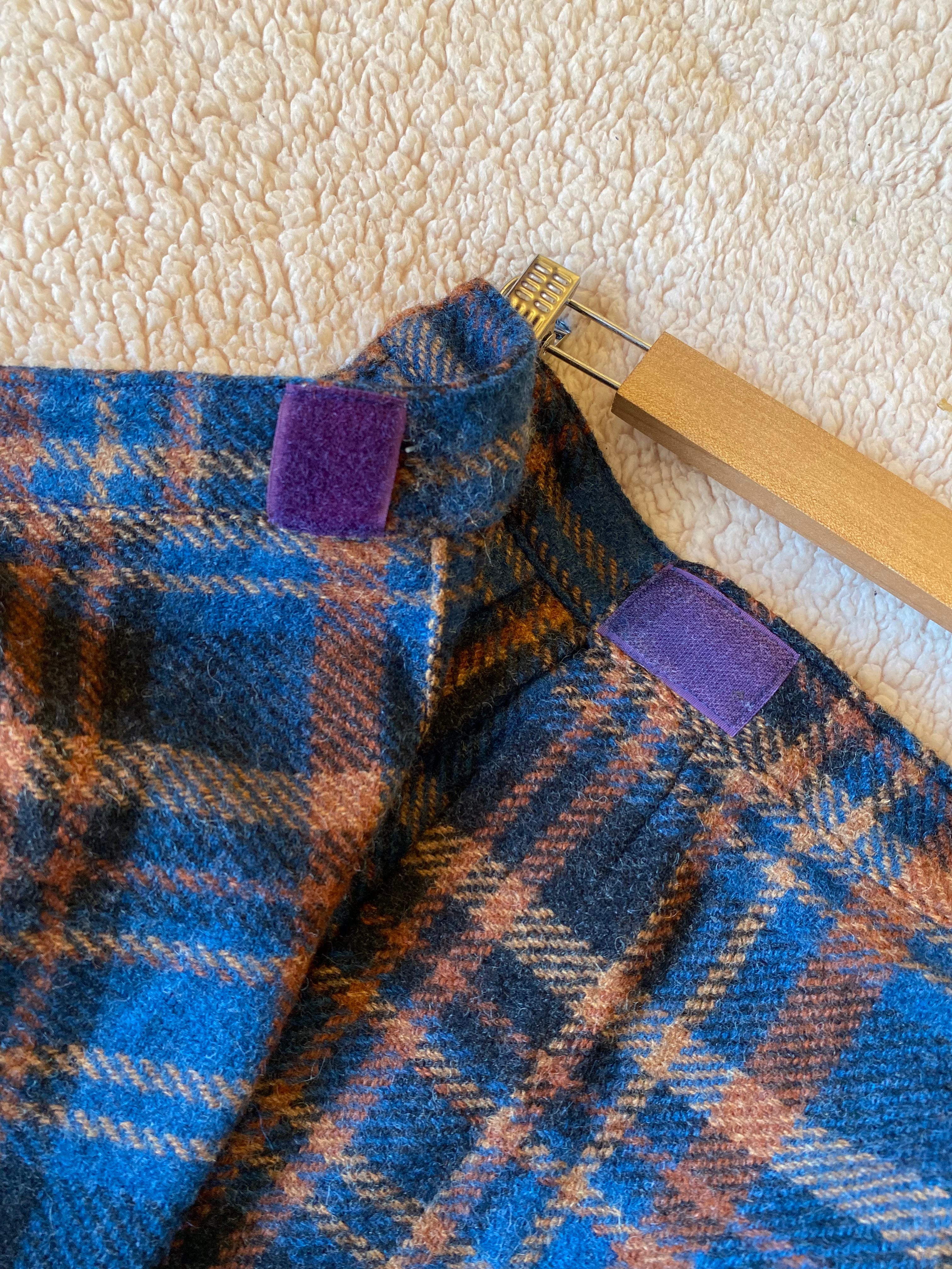 Falda vintage escocesa