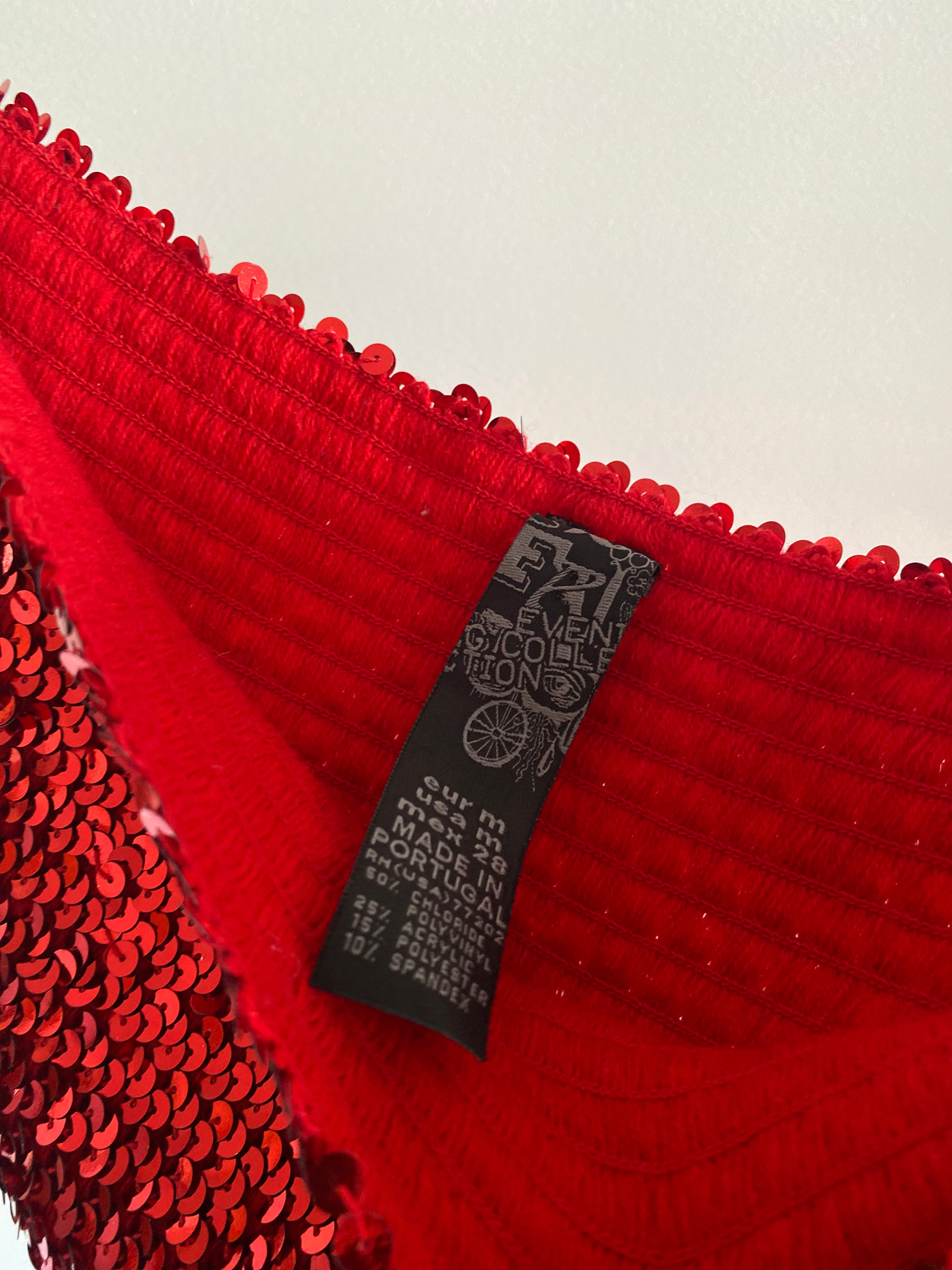 Top de lentejuelas Zara