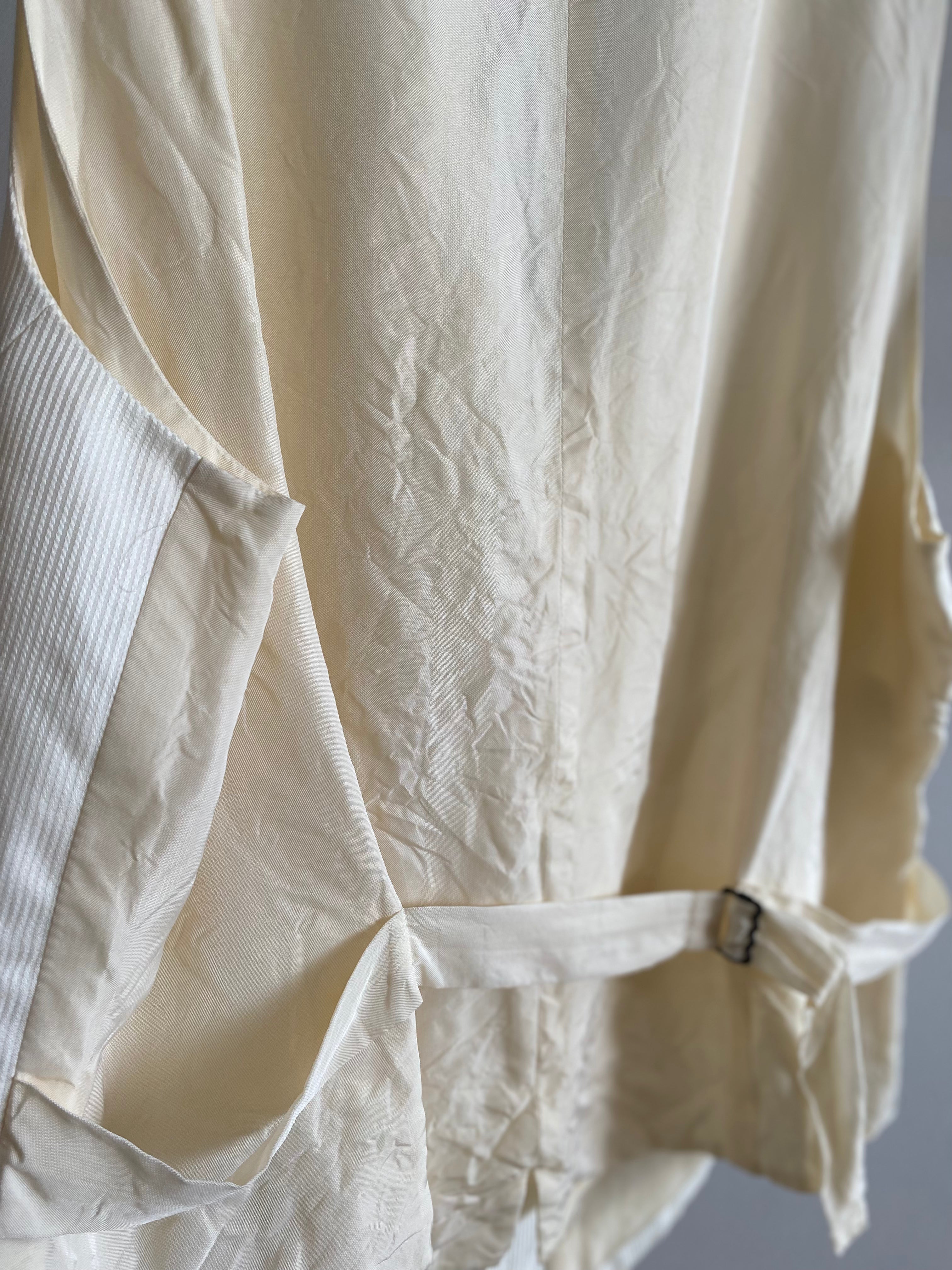 Chaleco oversize vintage beige