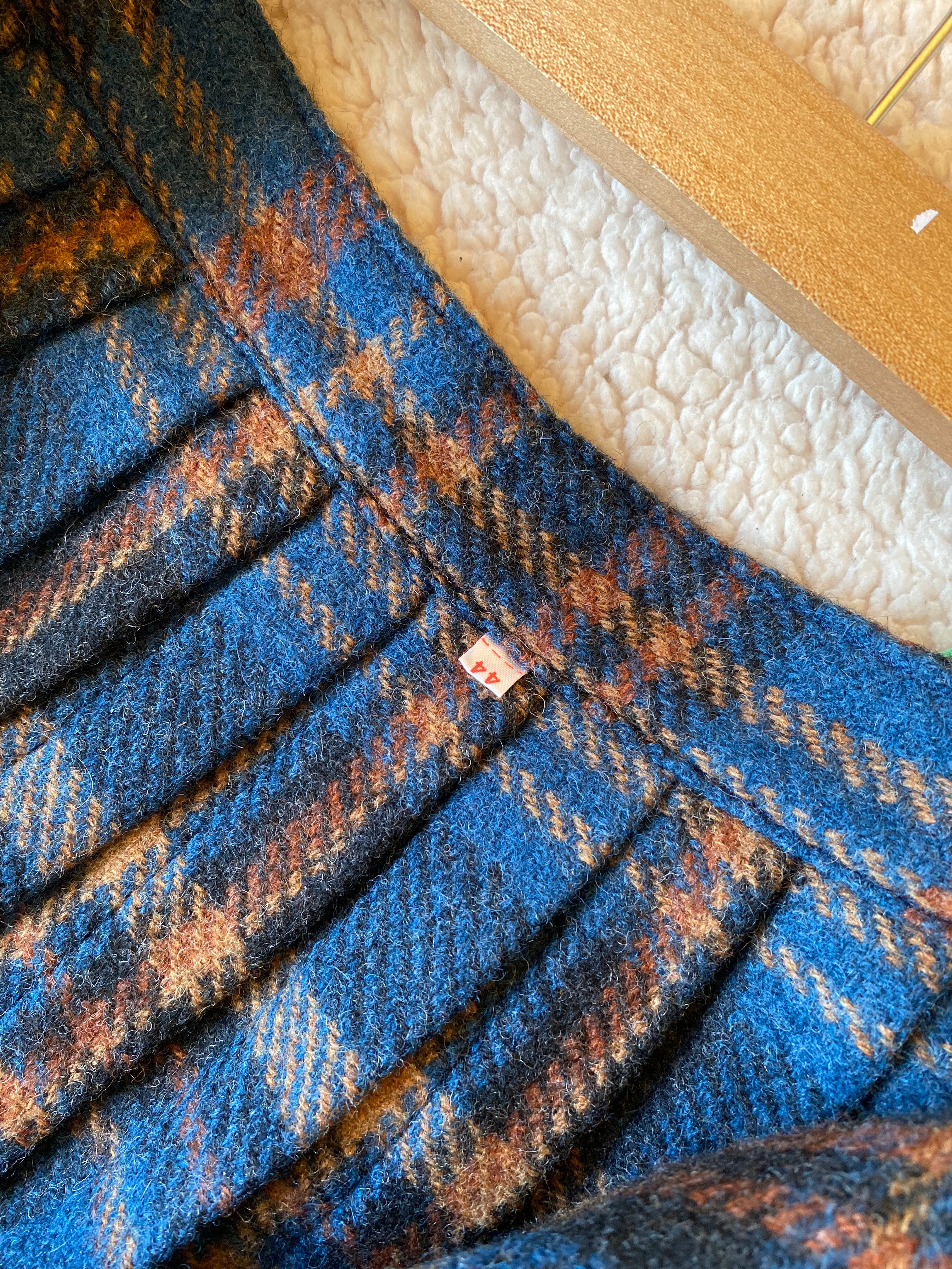 Falda vintage escocesa