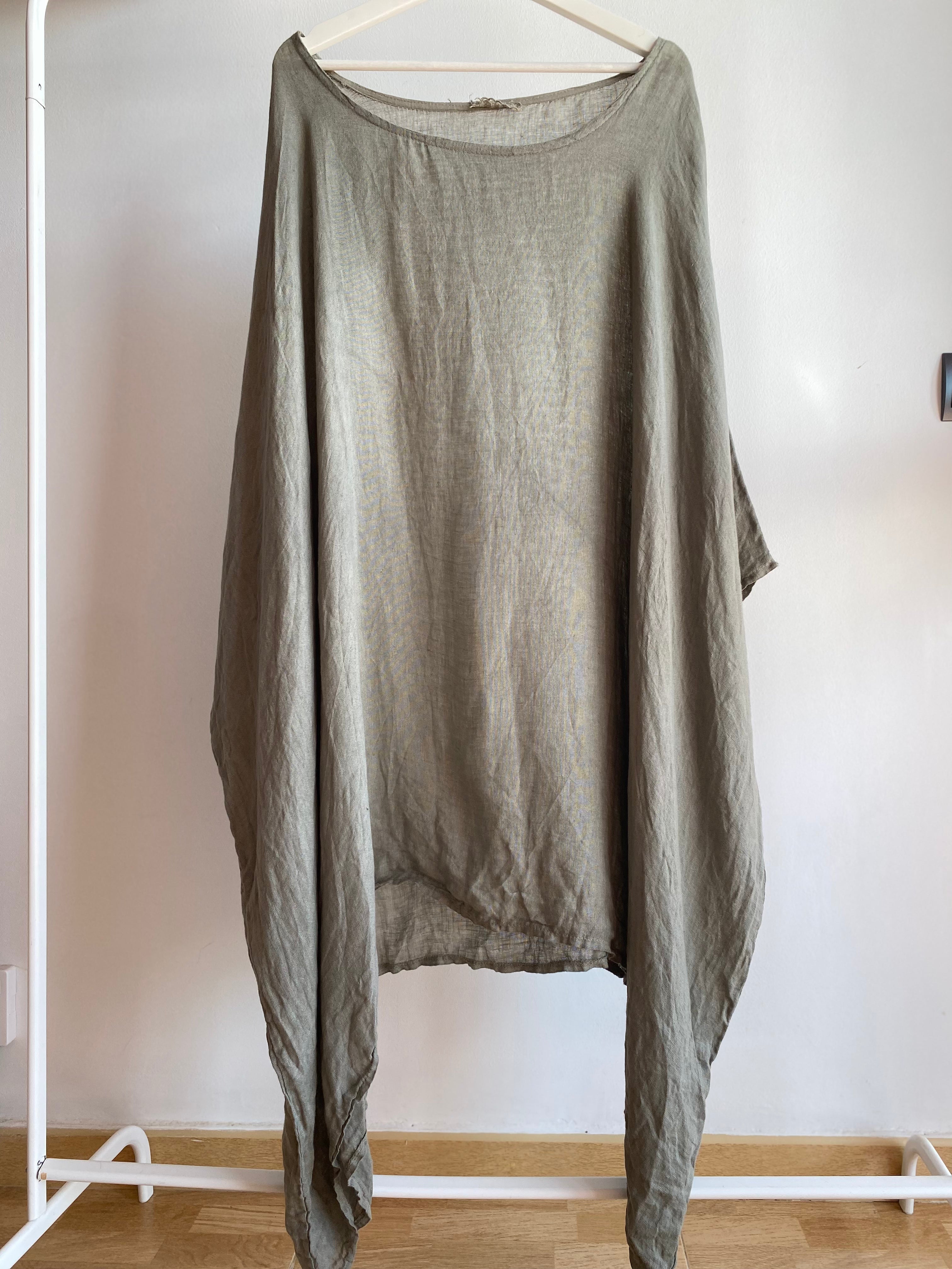 Vestido túnica lino