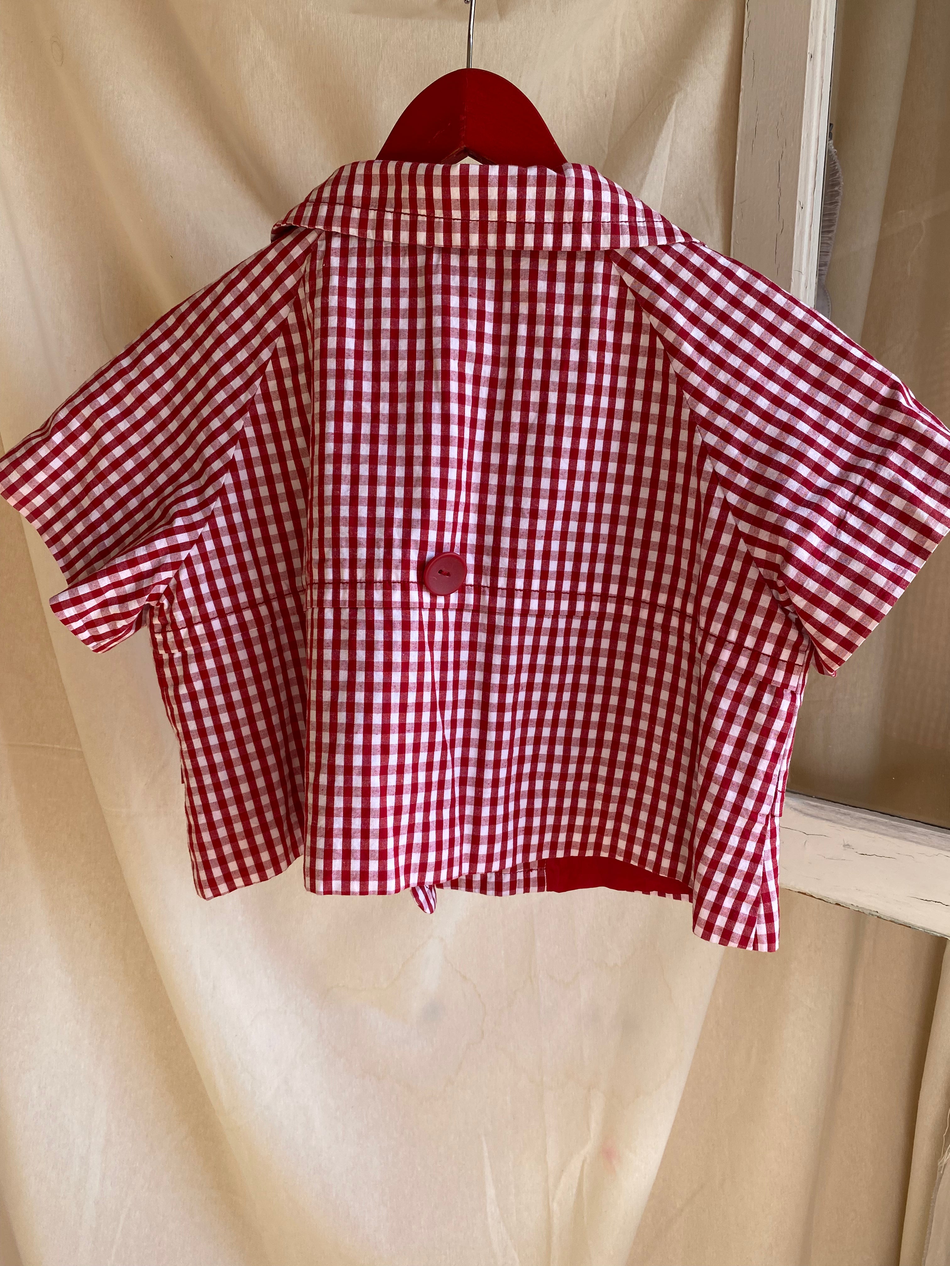 Chaqueta vichy Stradivarius