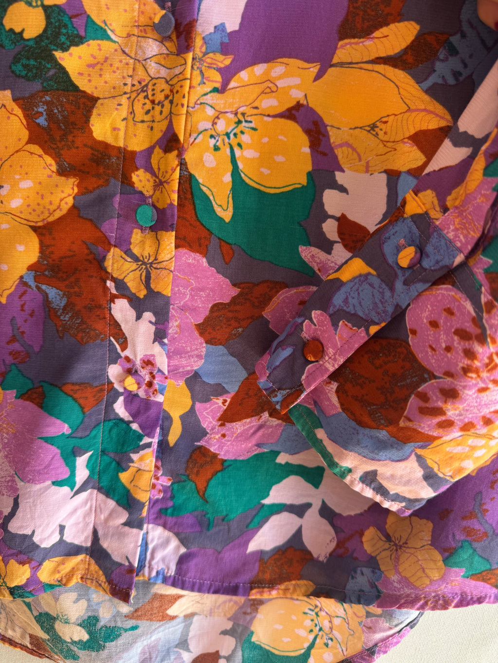 Camisa Floral Retro SUNCOO Paris | Pieza Única