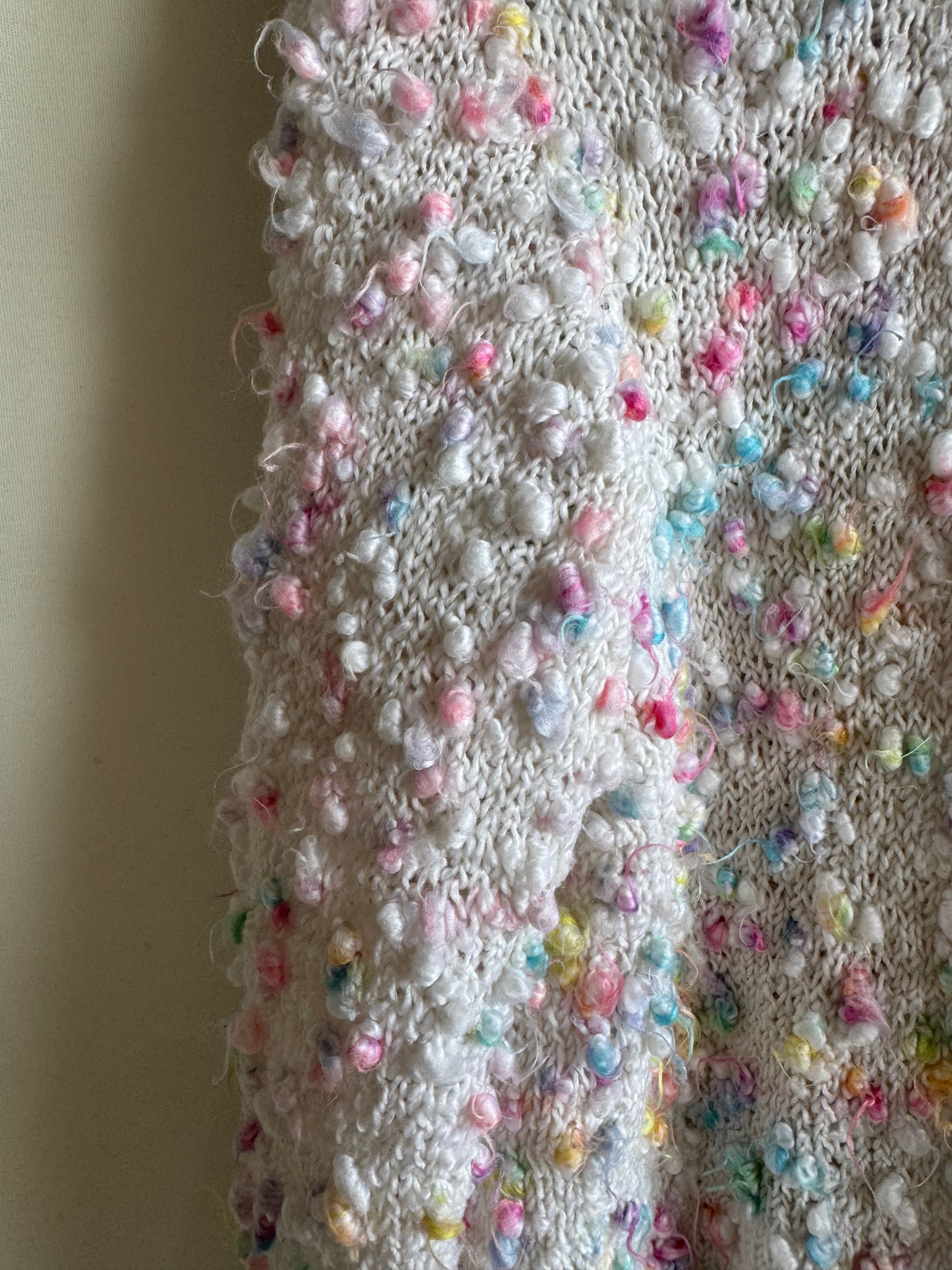 Cardigan Vintage 90s Confetti Knit Multicolor (T.U)