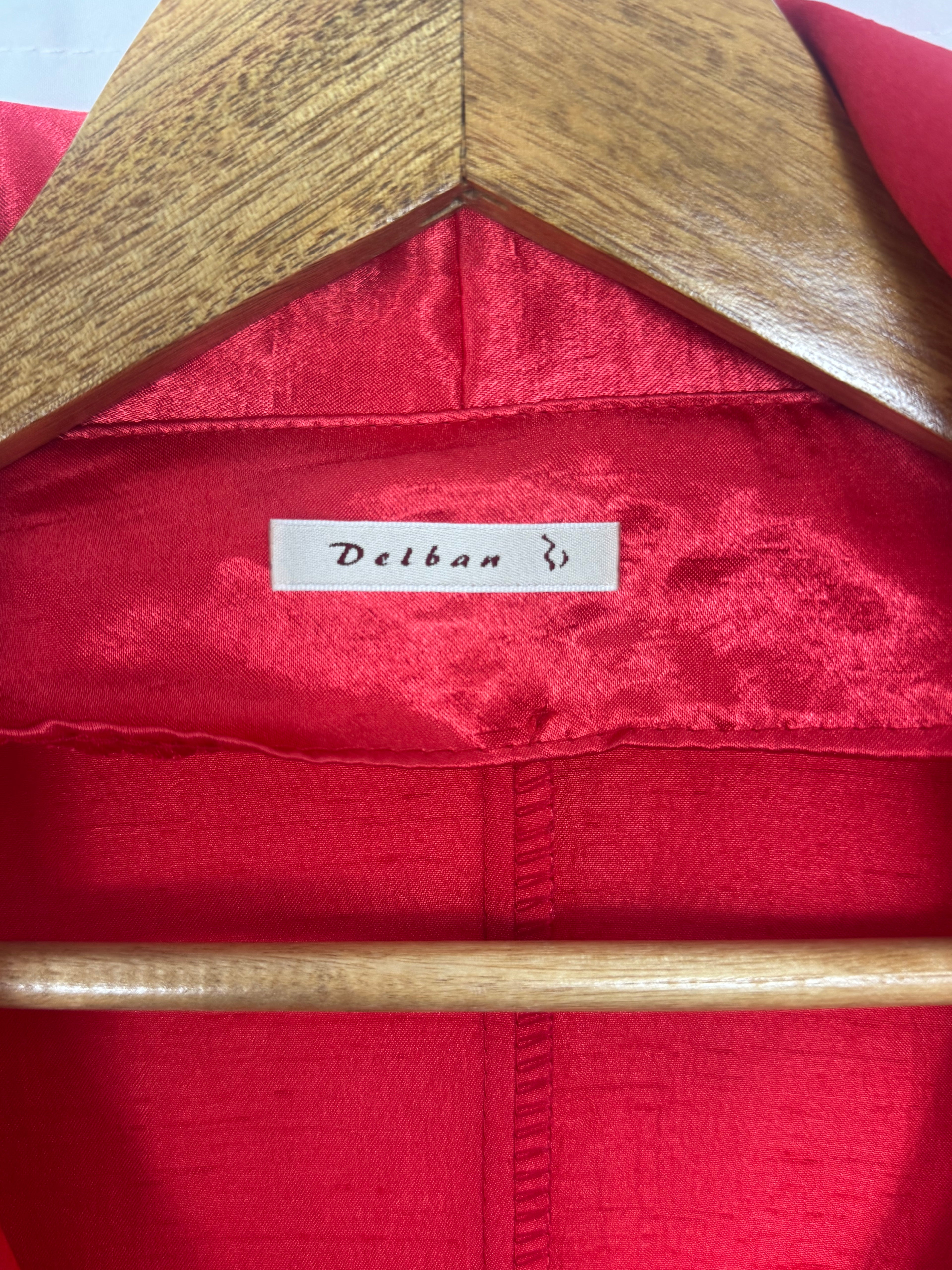 Blazer satinada vintage Delban