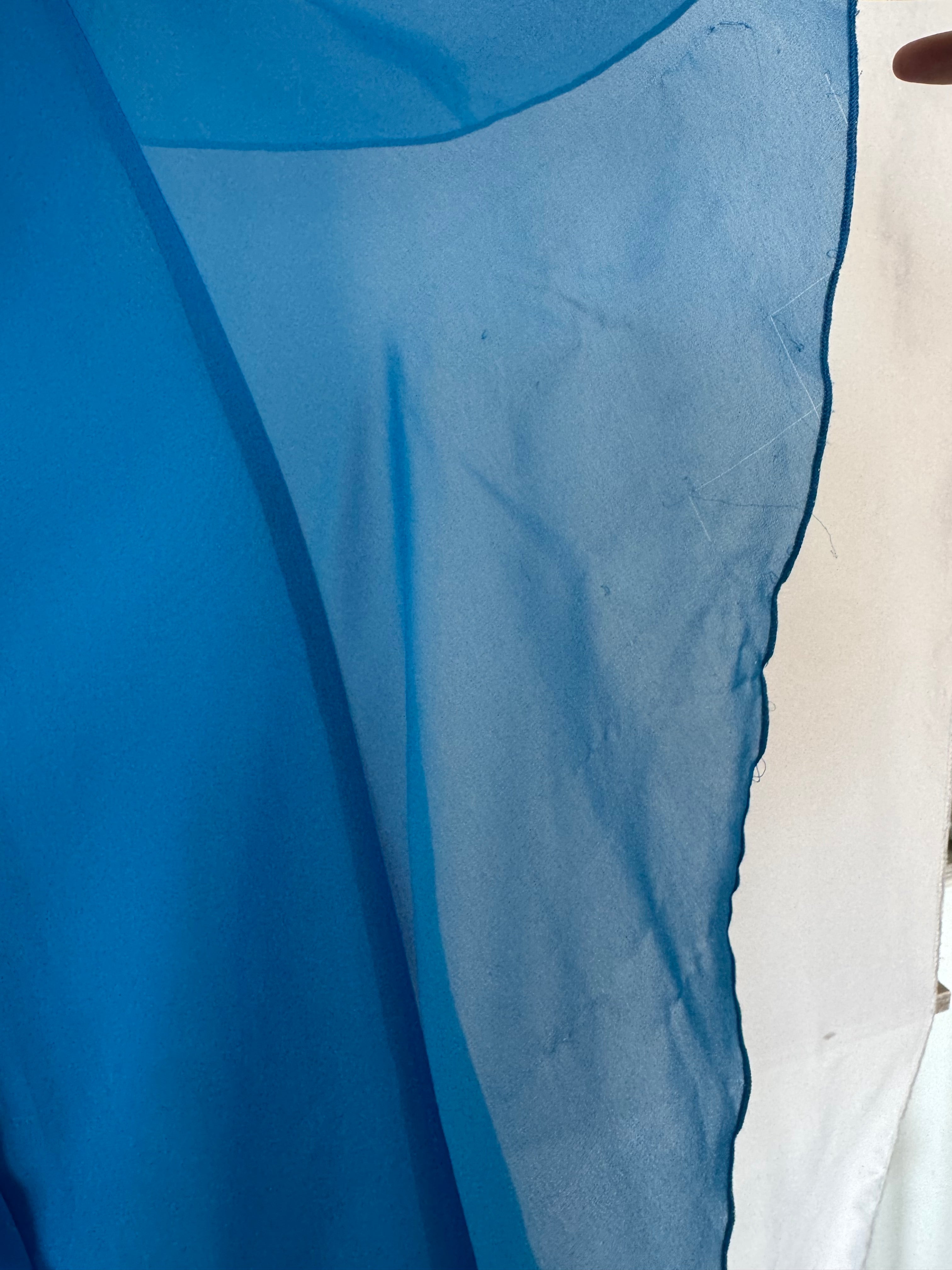 Vestido Largo Poète - Turquesa