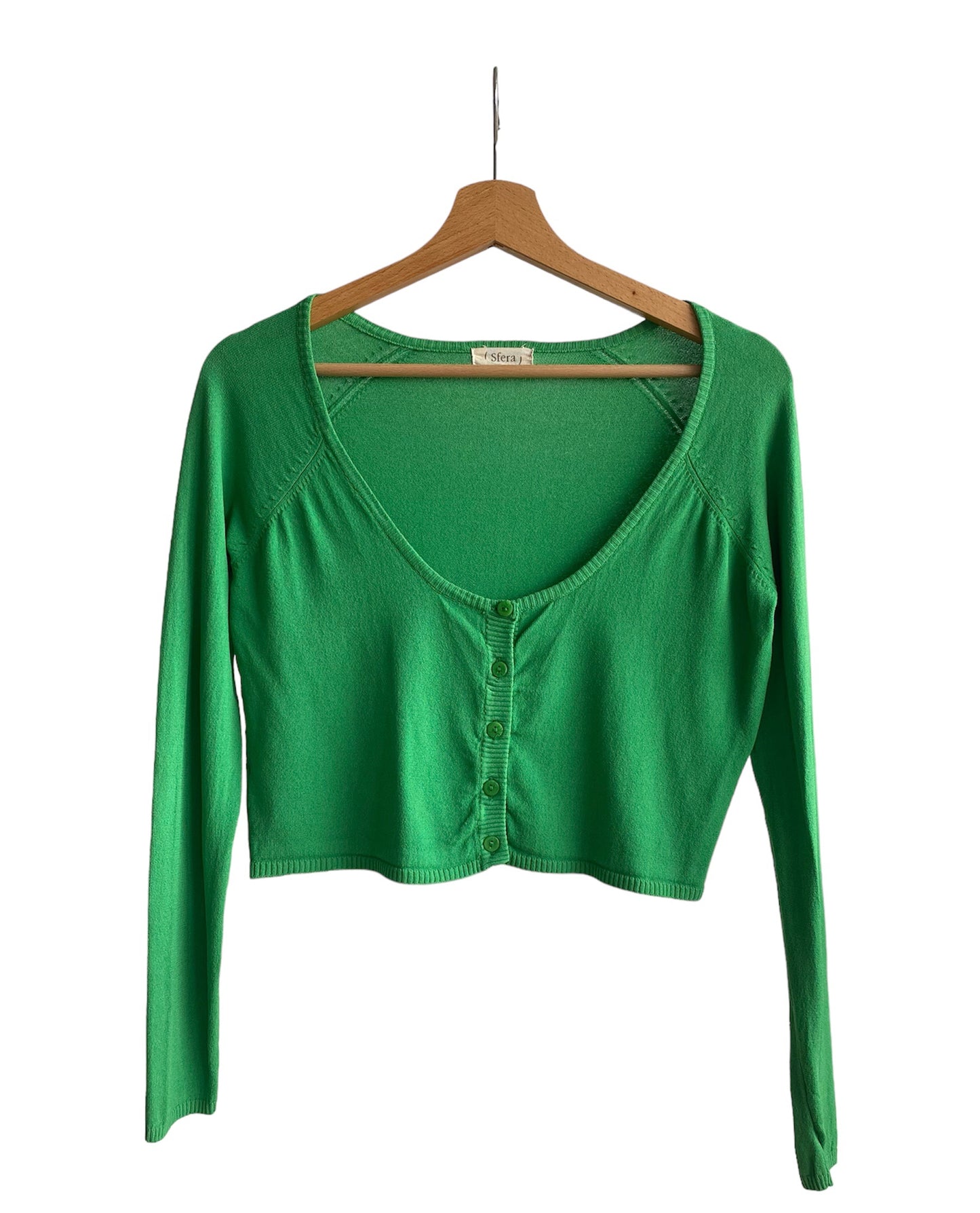 Cardigan verde Sfera