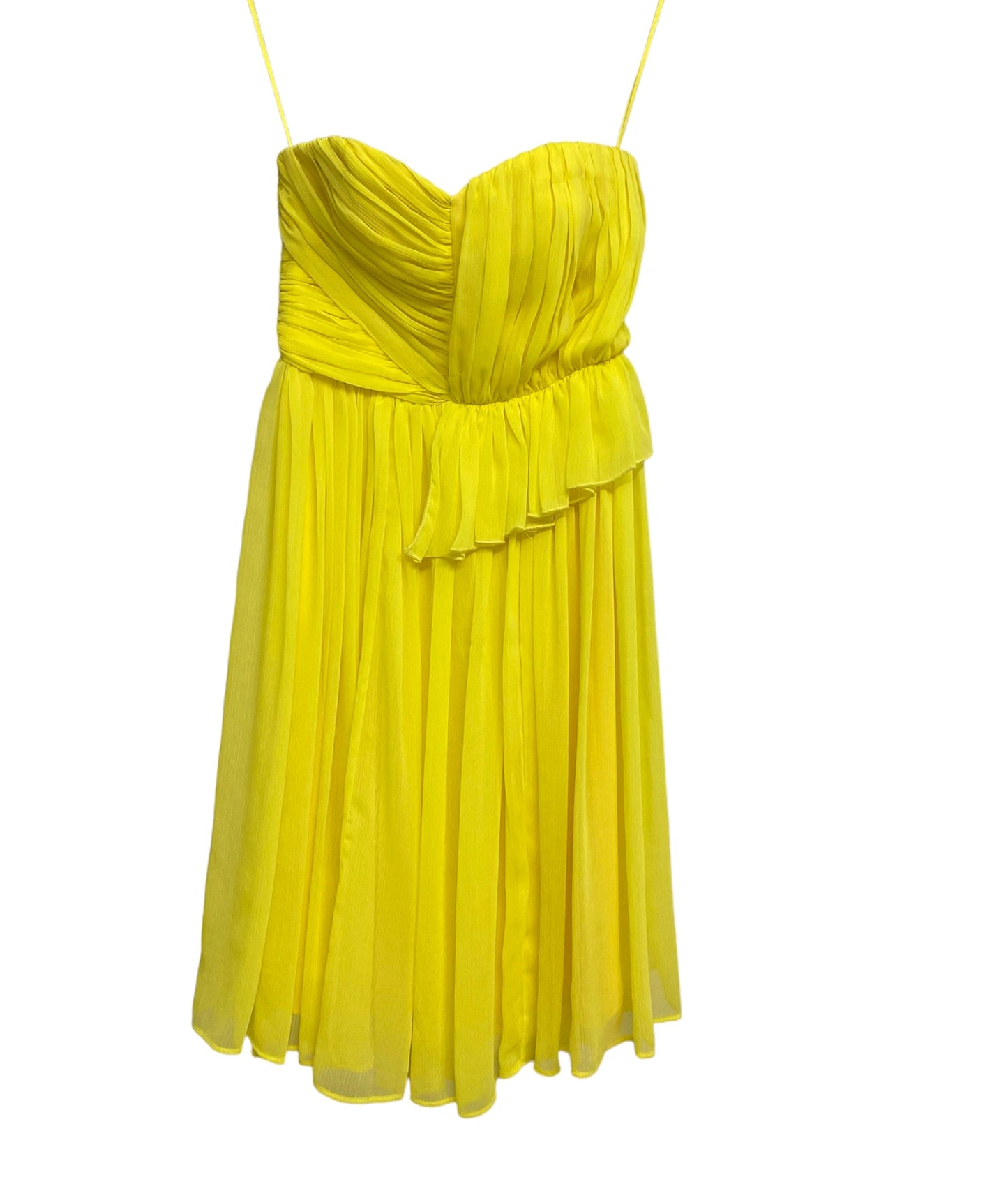 Vestido amarillo Mango