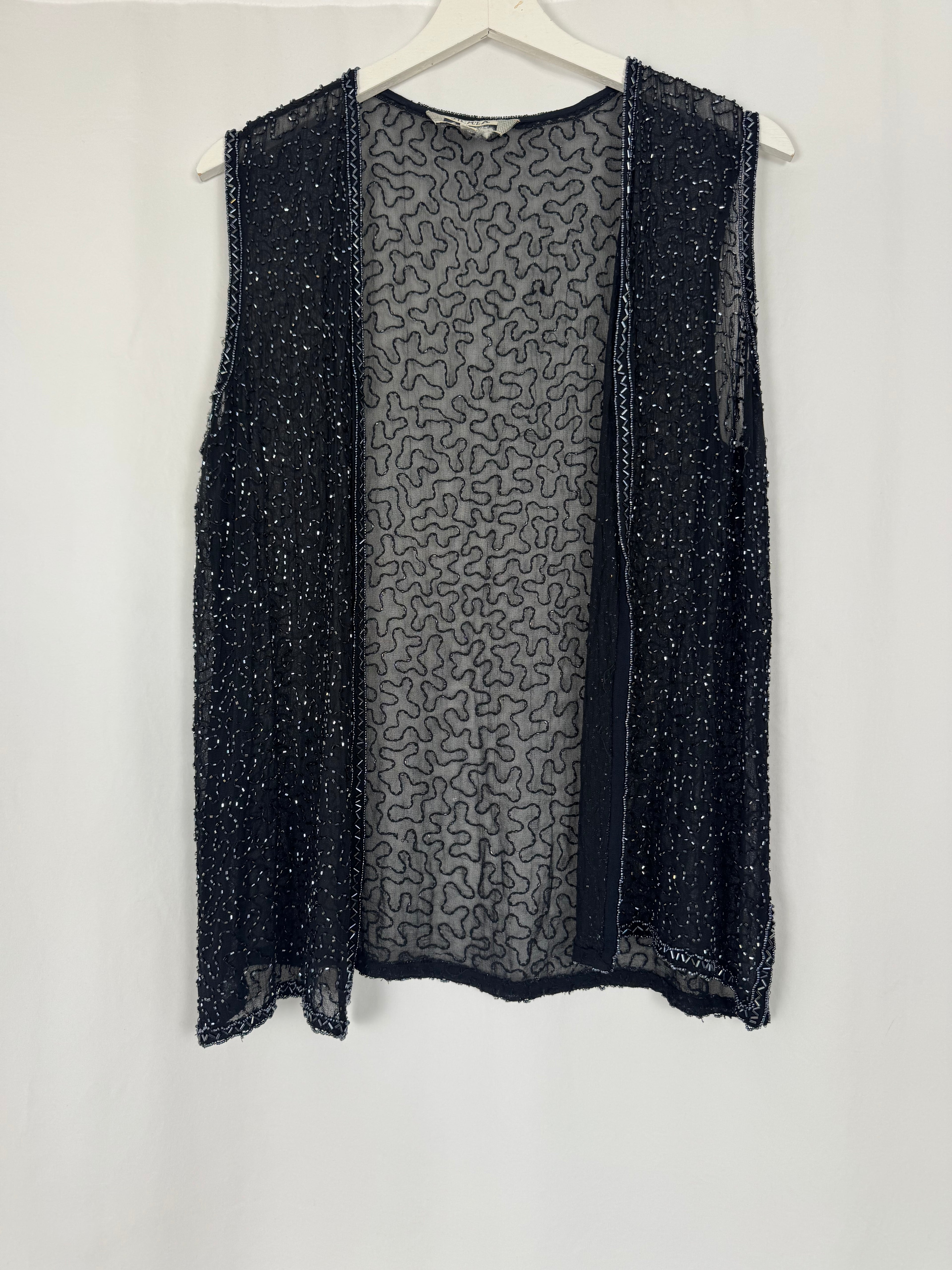 Chaleco piedrecitas Menta Limón