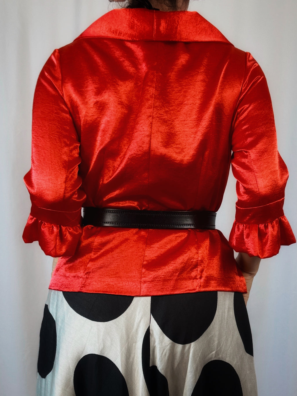 Blazer satinada vintage Delban