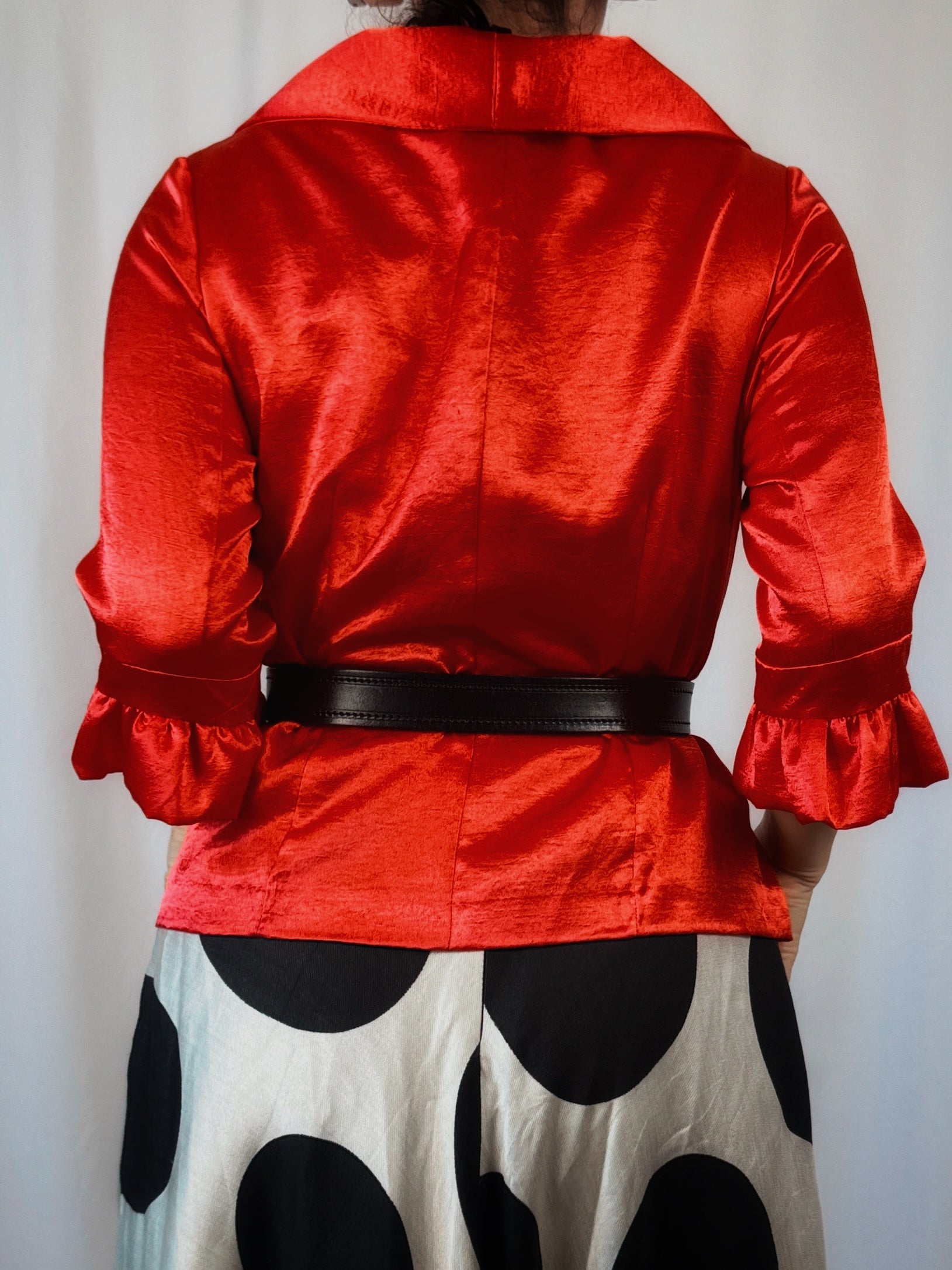 Blazer satinada vintage Delban